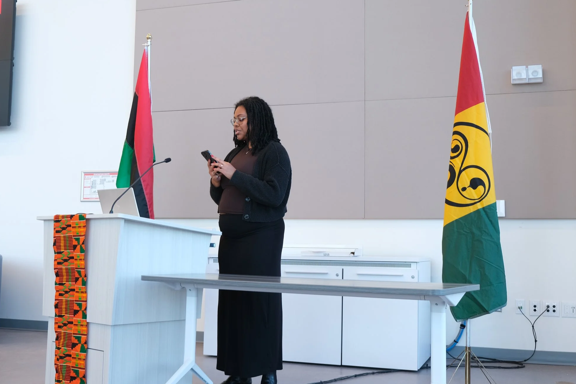  Jaiden Kariuki-MacDonald, former Black Student Society President 