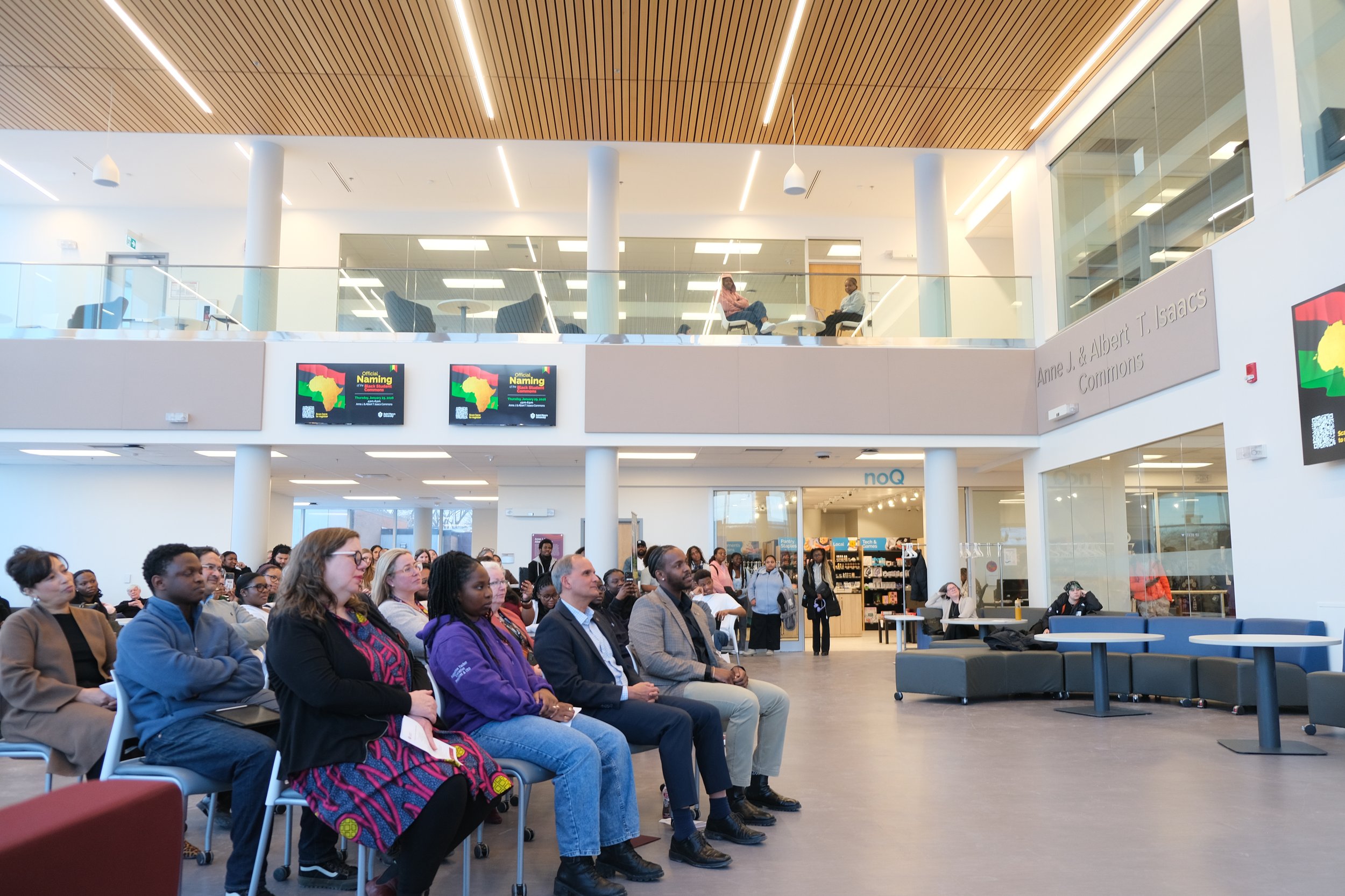  The SMU community gathered to celebrate the official naming of the space 