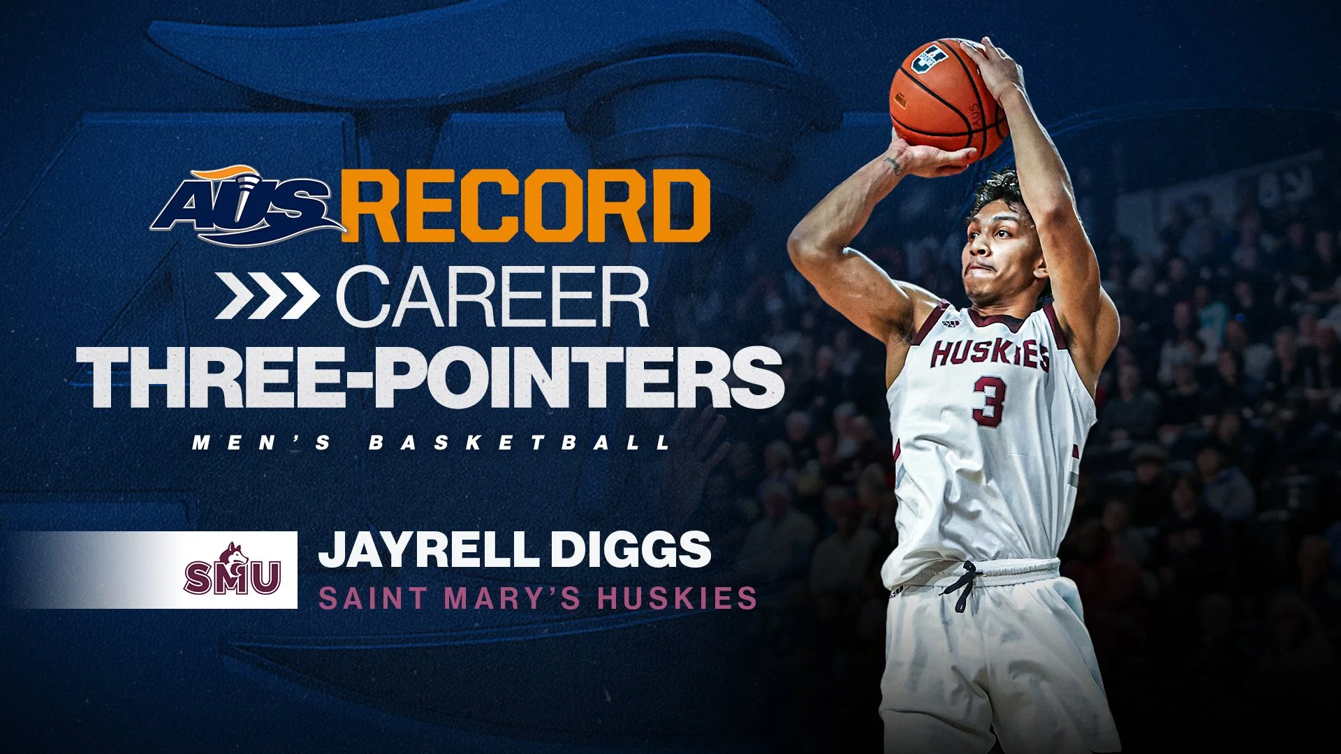 Jayrell Diggs breaks AUS basketball three-point record