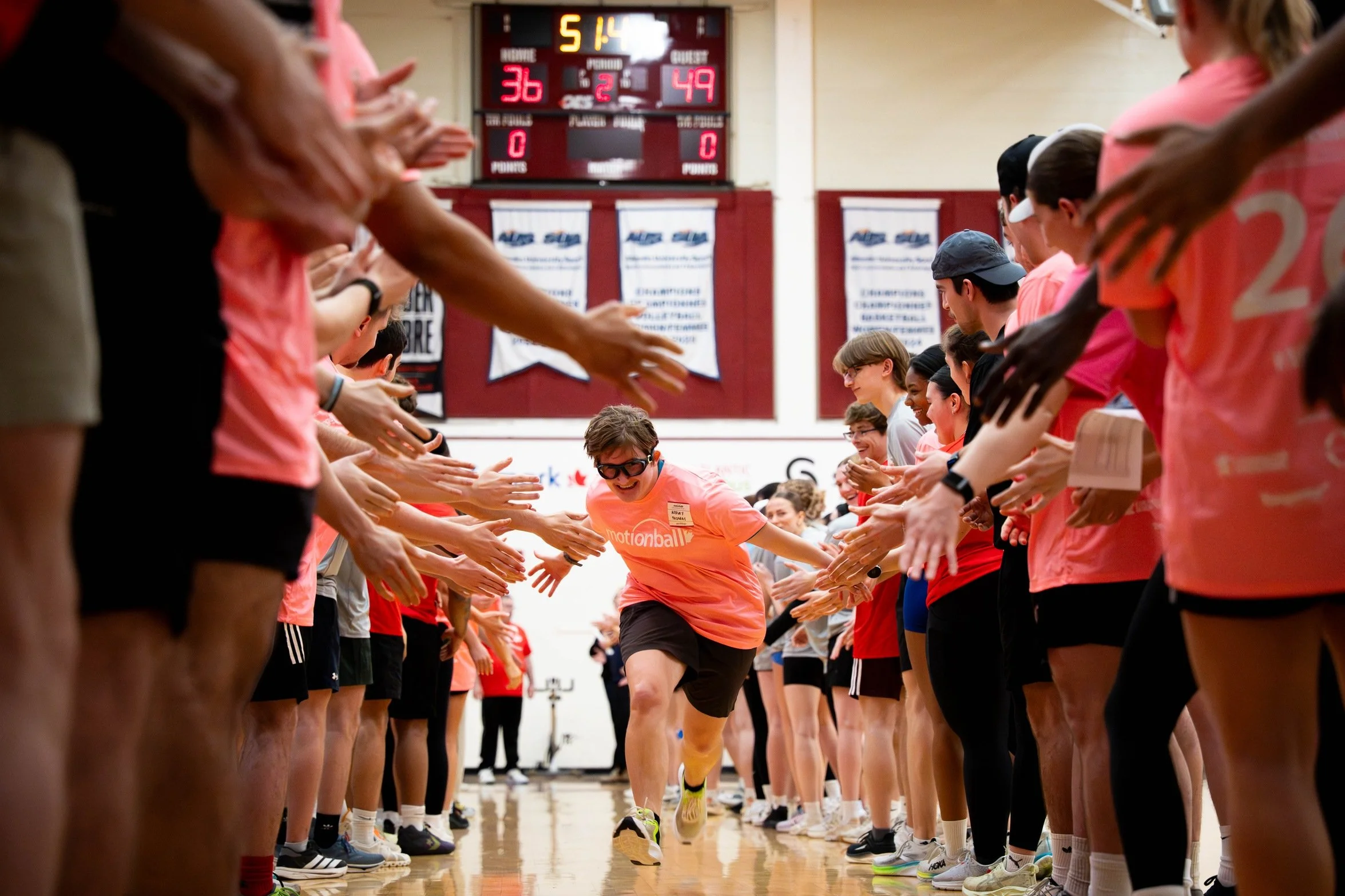 Huskies student-athletes raise record $28,489 for Special Olympics in annual MotionballU event