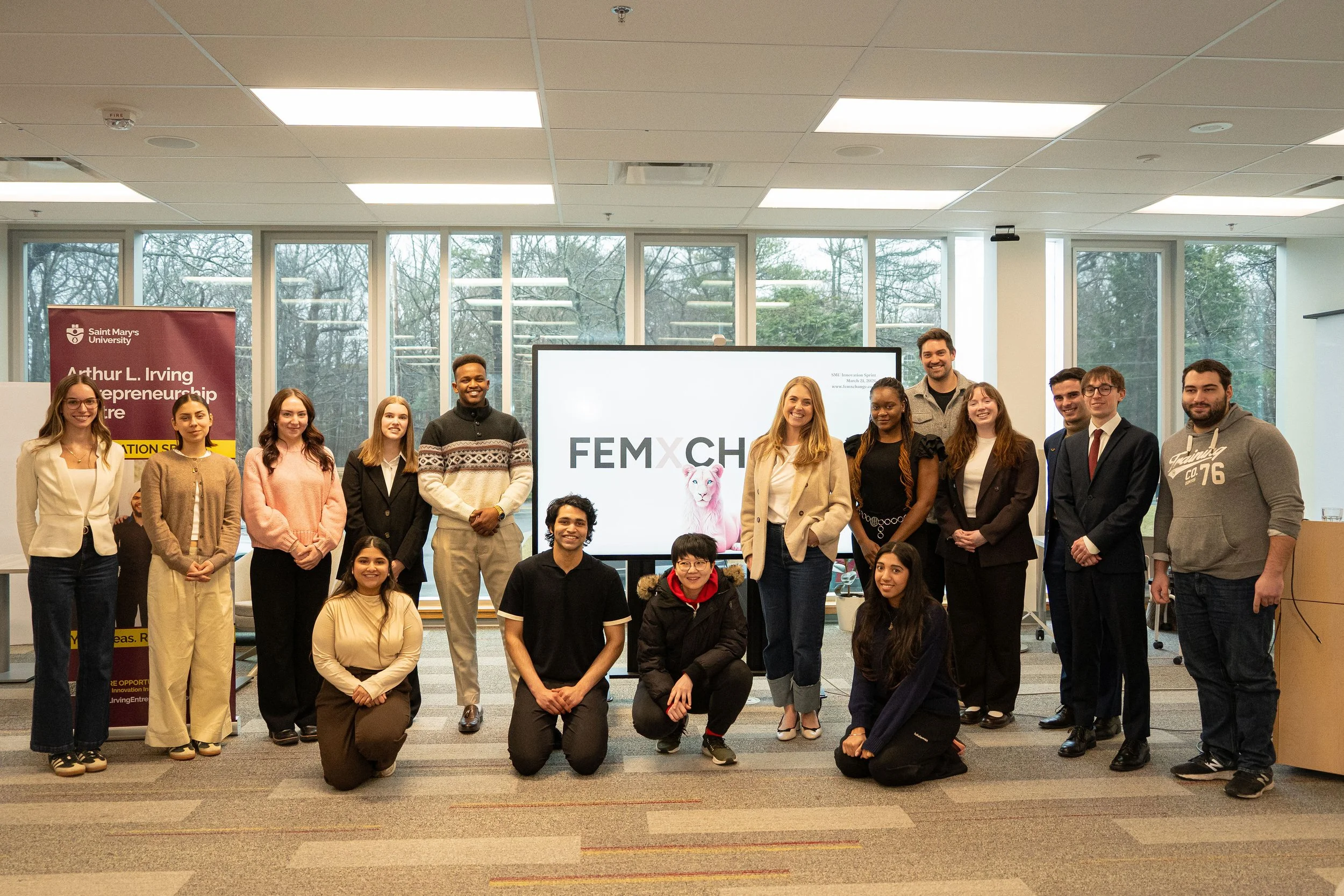  Students from three universities participated in the FemXchange Innovation Sprint 