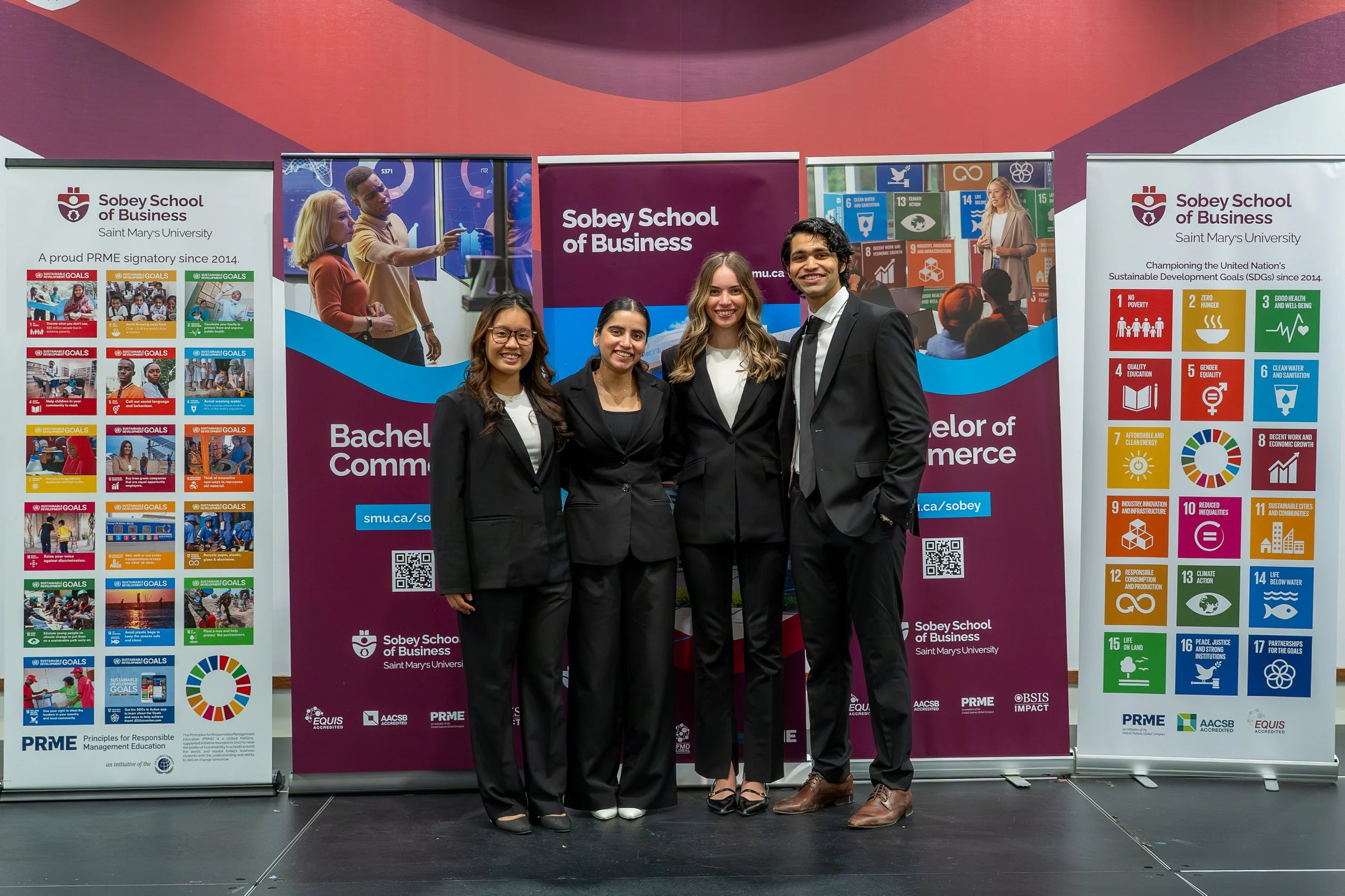  Students presented compelling pitches at the inaugural Atlantic Sustainable Marketing Case Competition hosted at Saint Mary’s 