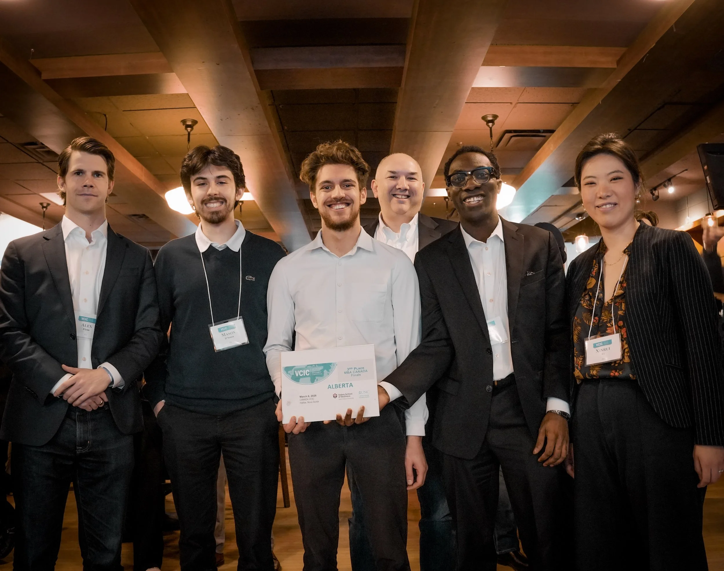  The University of Alberta placed third in the graduate competition. Photo: Katie Murray 