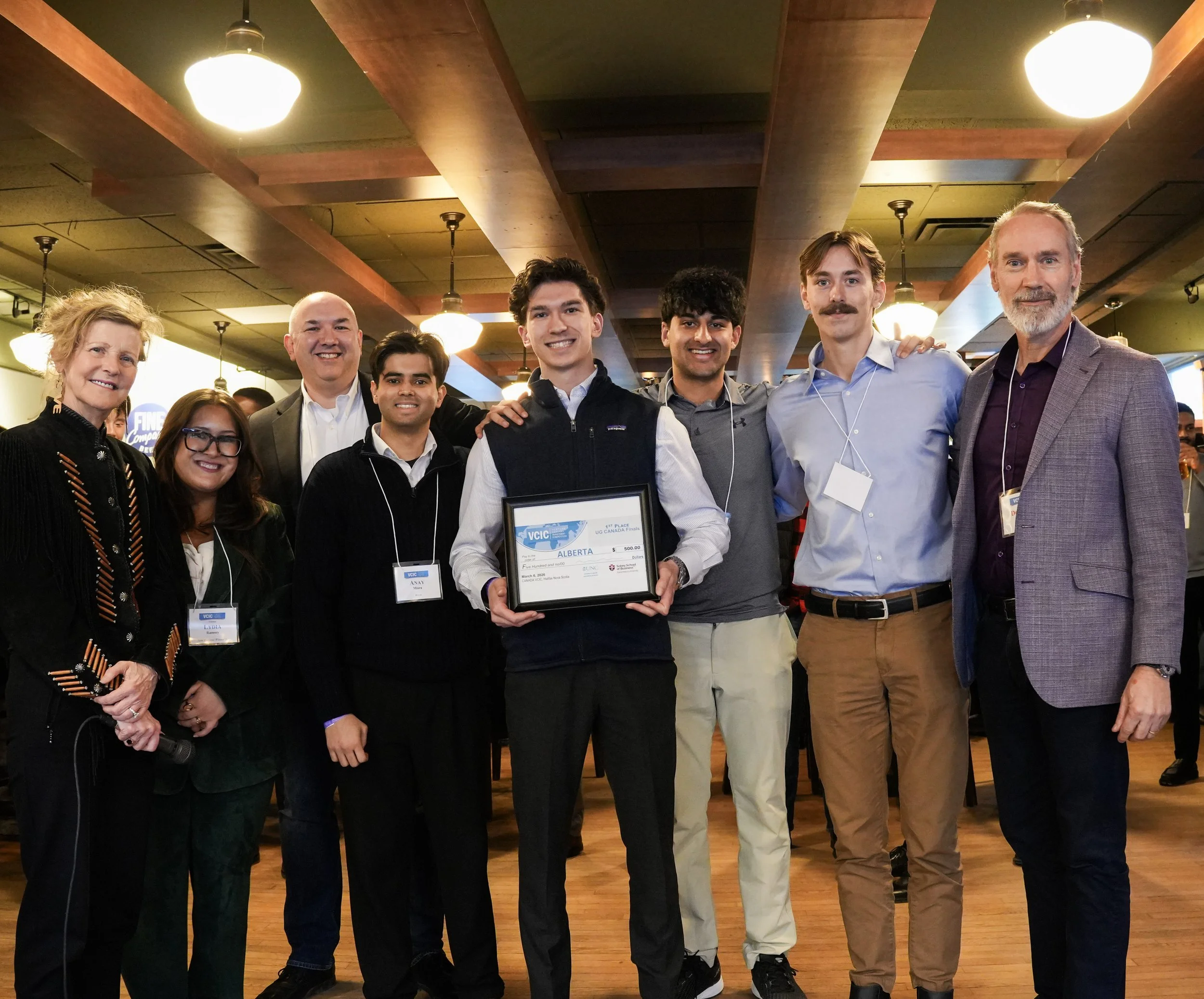  The University of Alberta placed first in the undergraduate competition. Photo: Katie Murray 