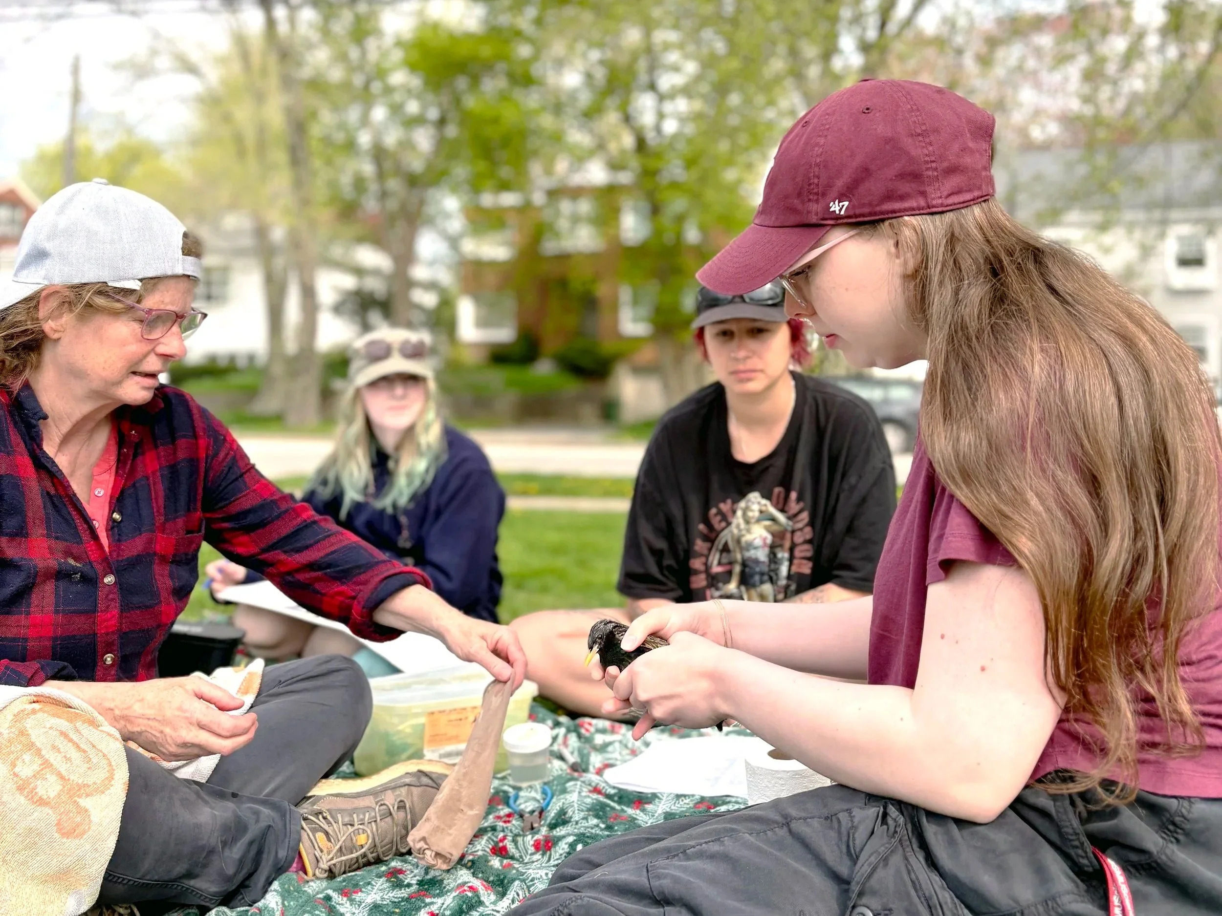  Dr. Colleen Barber and student researchers 