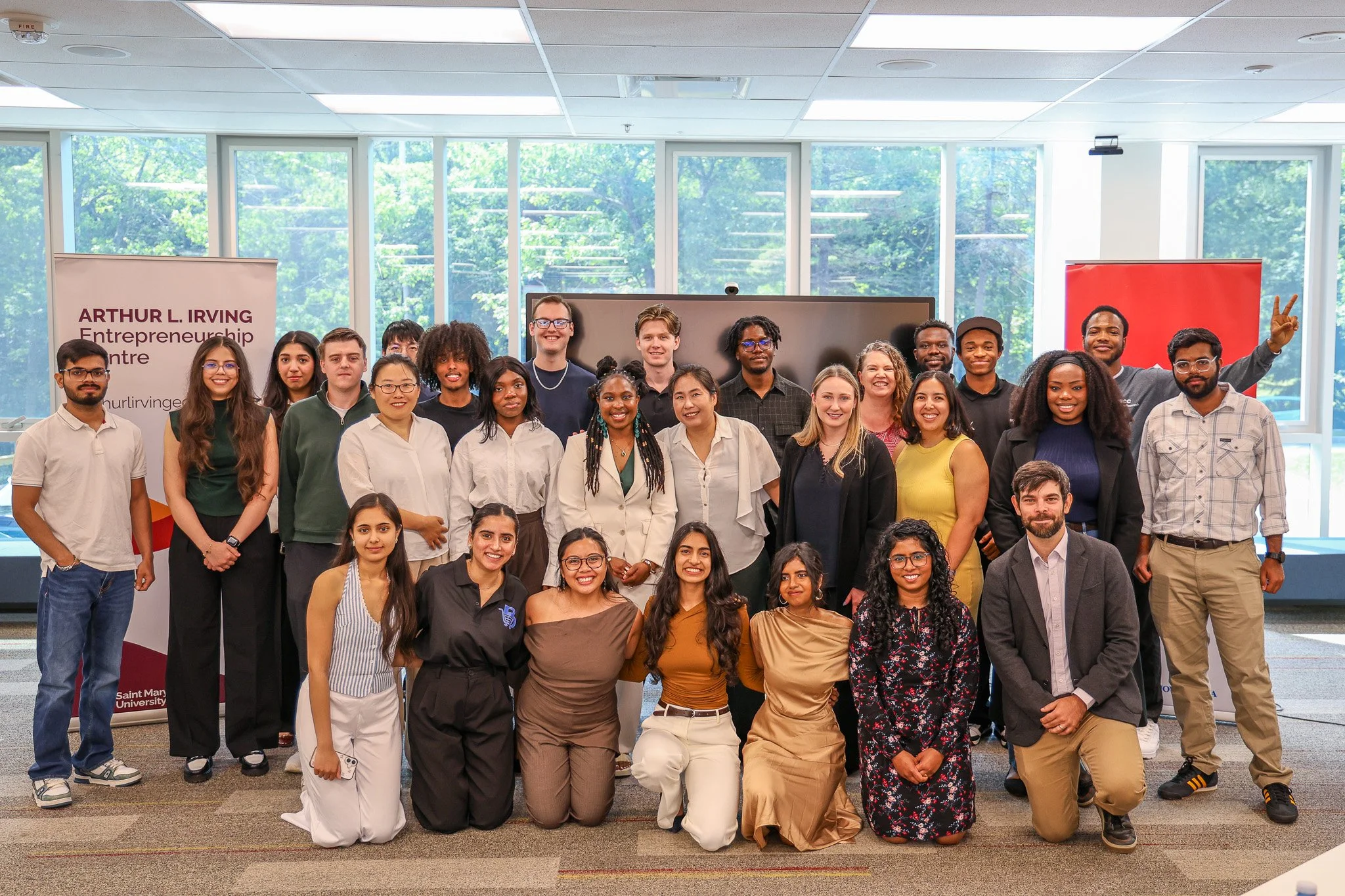  Students from the SEE Bootcamp at the Arthur L. Irving Entrepreneurship Centre 