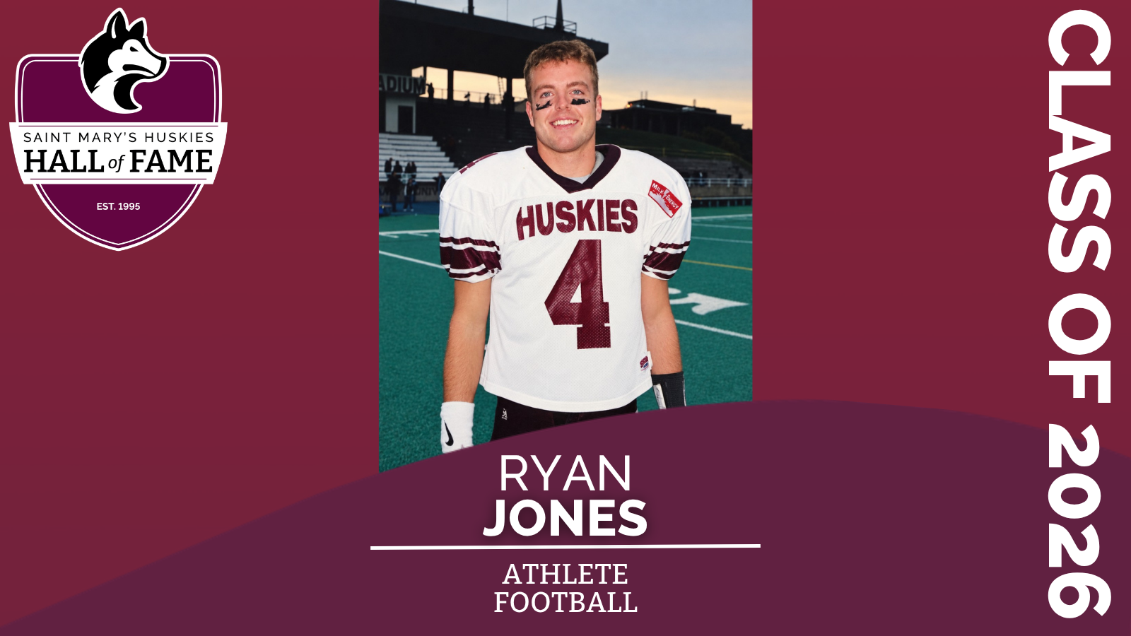 2026 Huskies Sport Hall of Fame Inductee: Ryan Jones BSc'01, Football