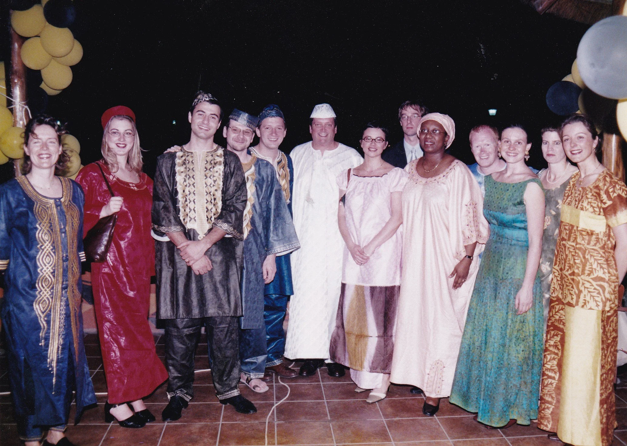  William with some of his Paris team at an event in Africa 