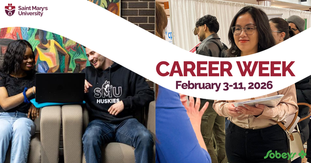 Career Week banner, February 3-11, 2026, SMU and Sobeys logo