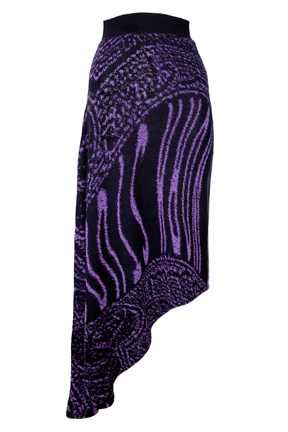 Stamp Skirt (black/violet)