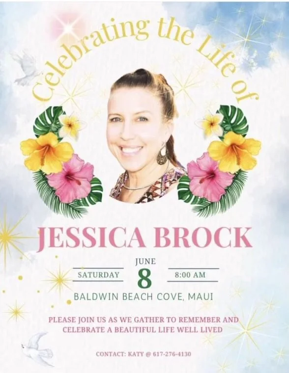 Jessica Brock's Memorial Service