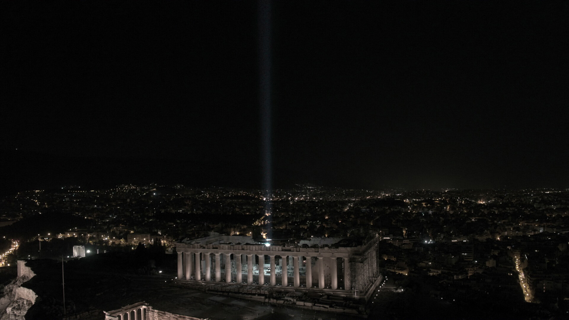 The New Lighting of the Acropolis Audiovisual Launch Event Directed by Alexandros Maragos
