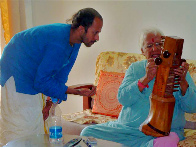 With Pandit Ram Narayan Ji.JPG