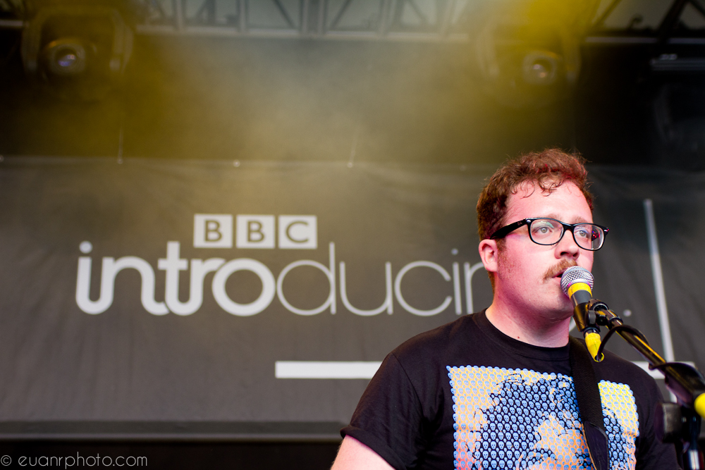  Three Blind Wolves play the BBC introducing stage on Saturday at T in the Park 2011. 