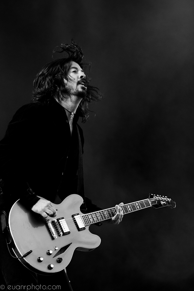  Main stage headliners Foo Fighters had one of the weekend's biggest crowds witness their "Rock n Roll show" 