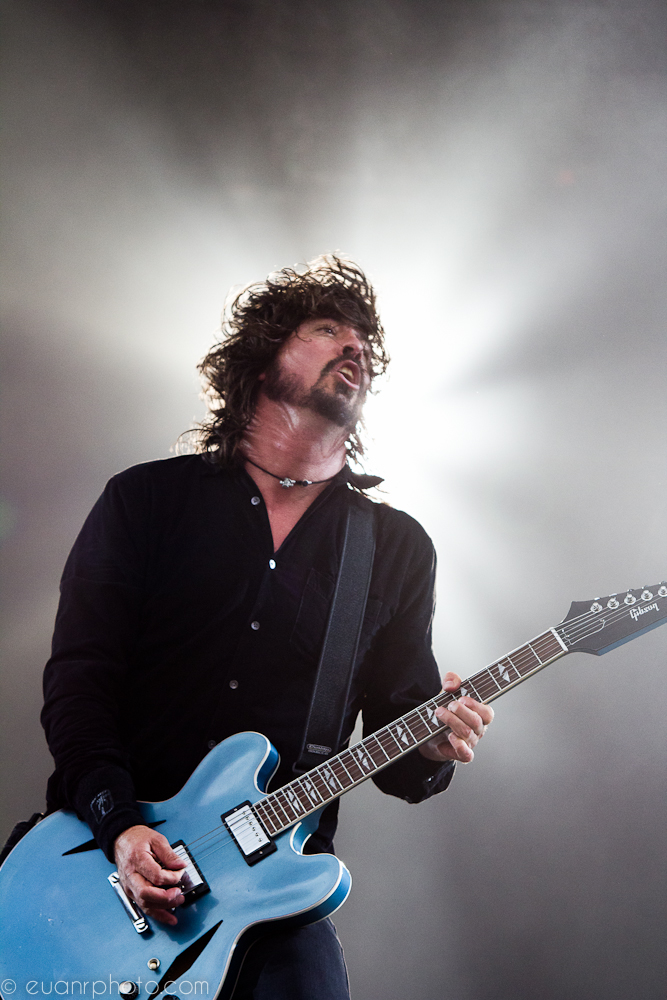  Main stage headliners Foo Fighters had one of the weekend's biggest crowds witness their "Rock n Roll show" 