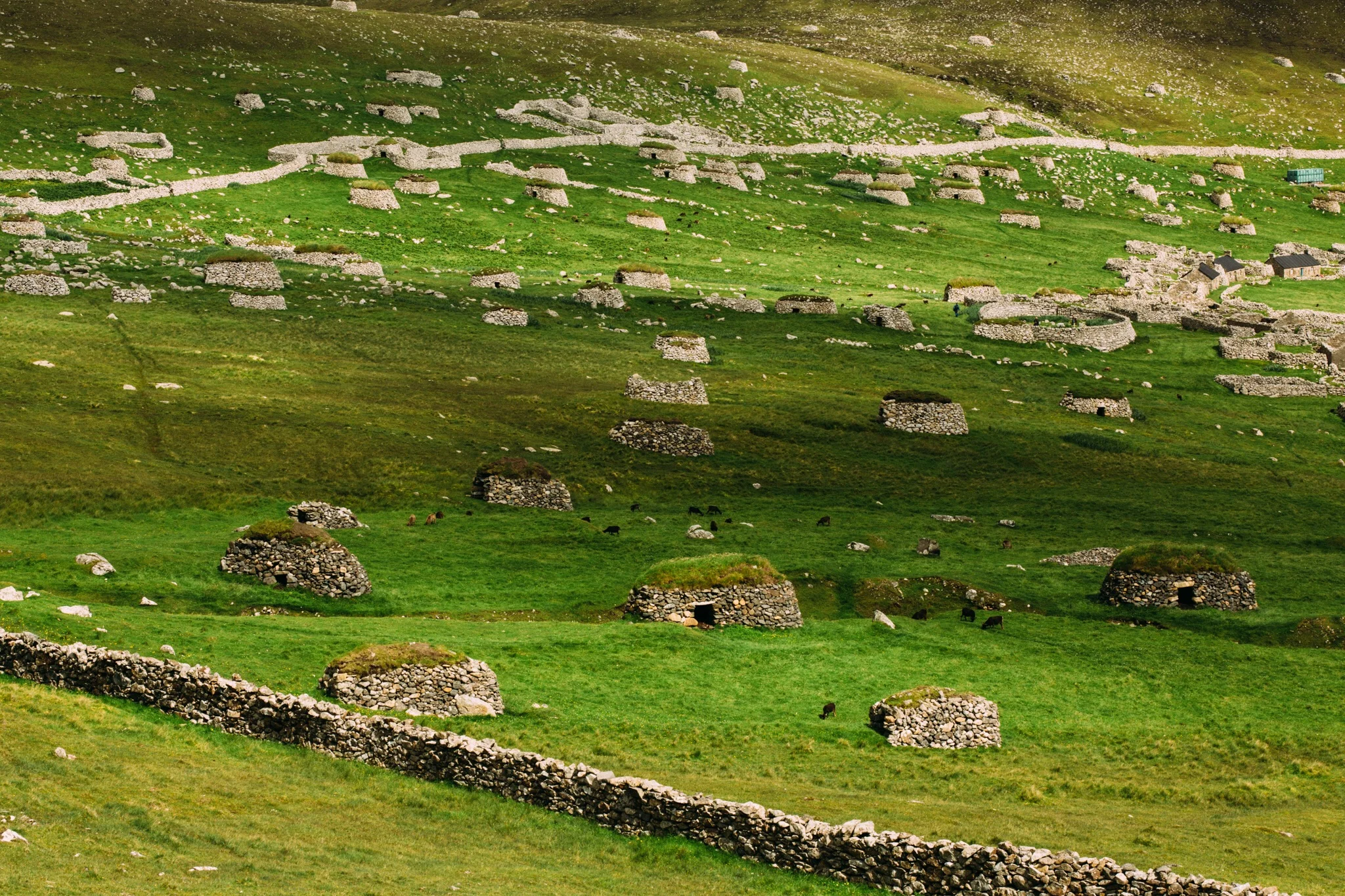 It's estimated that St Kilda was populated for around 3500 years before being evacuated in August 1930. That takes the original population back to the Bronze Age. I'm so curious as to how they got there, and survived for all of those years.