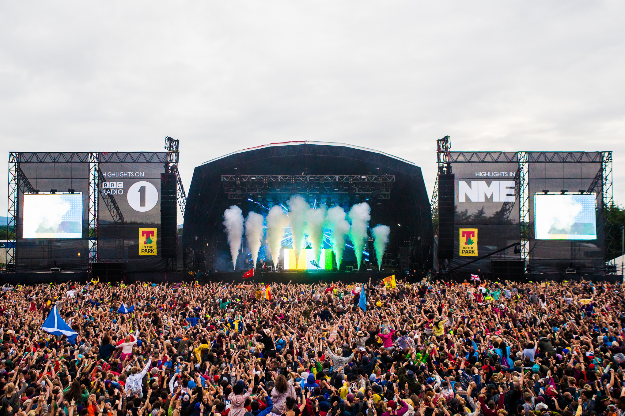  T in the Park, shot for BBC 