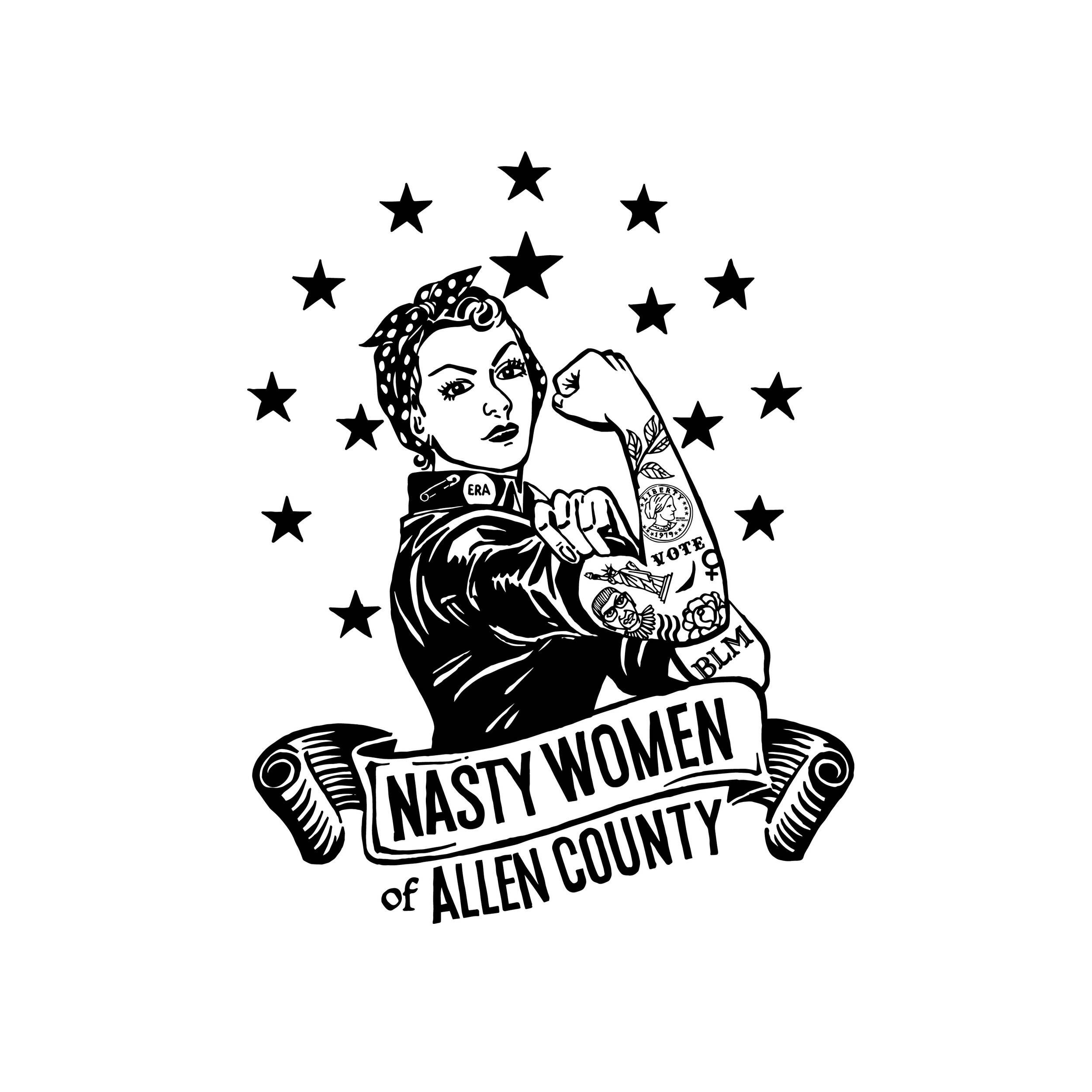 Nasty Woman Allen County Final BLM.E.12X12.vector.jpg
