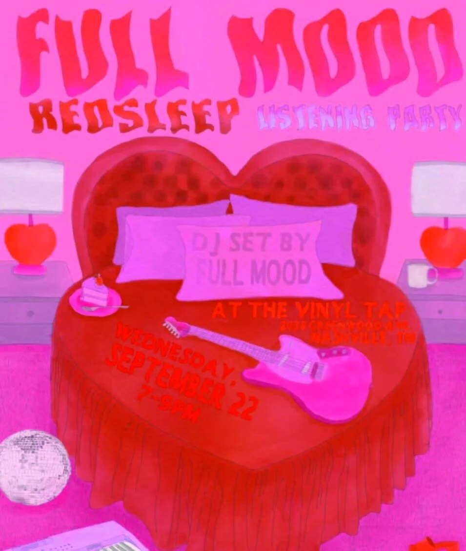 Full Mood 'redsleep' EP Listening PJ Party