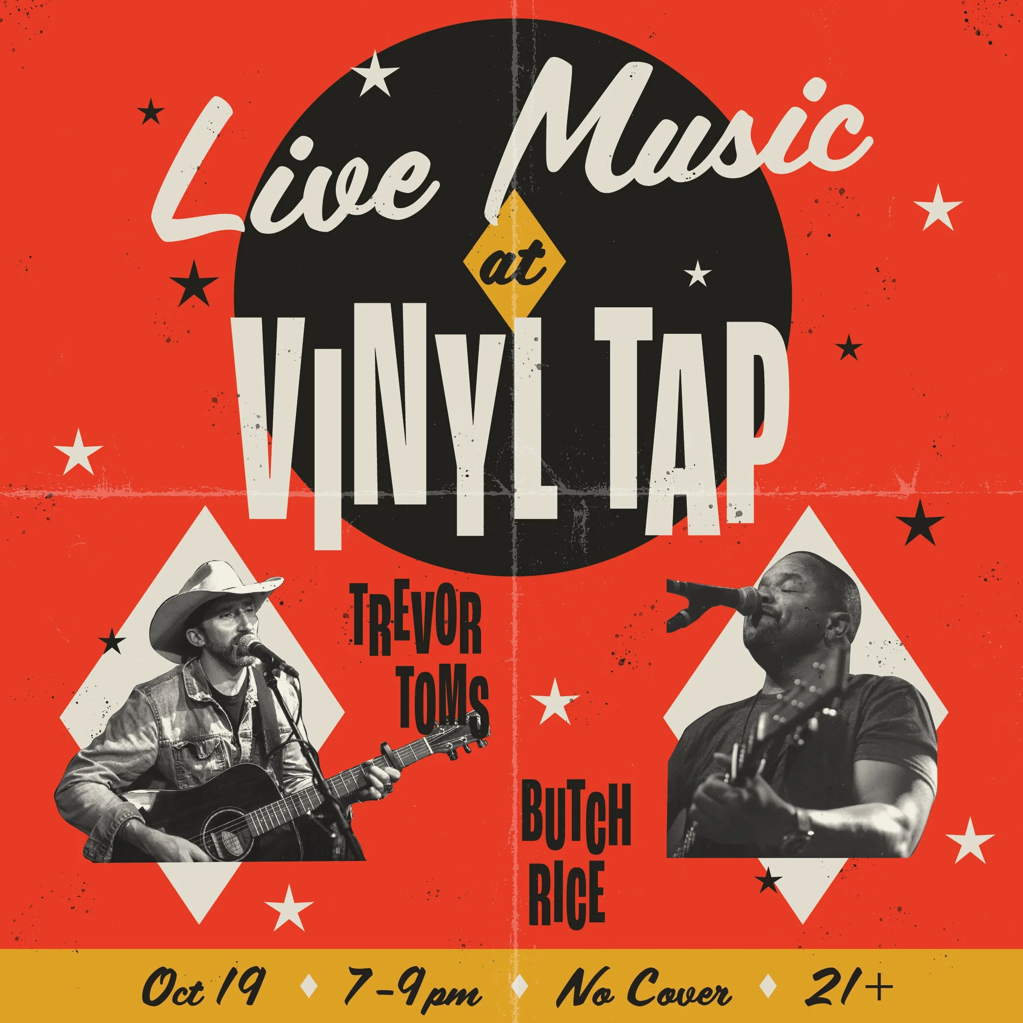 Live at Vinyl Tap: Trevor Toms and Butch Rice