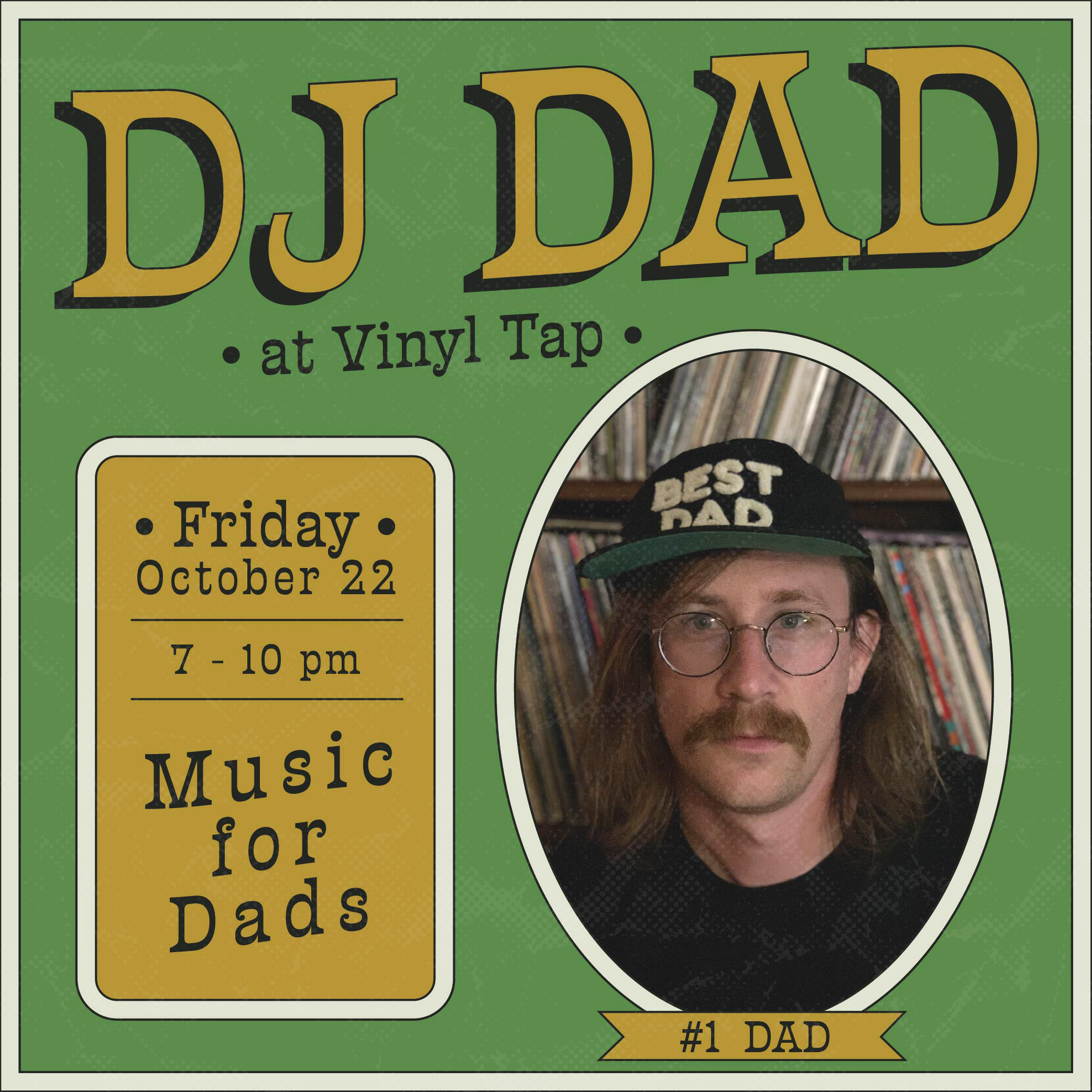 DJ Dad at Vinyl Tap