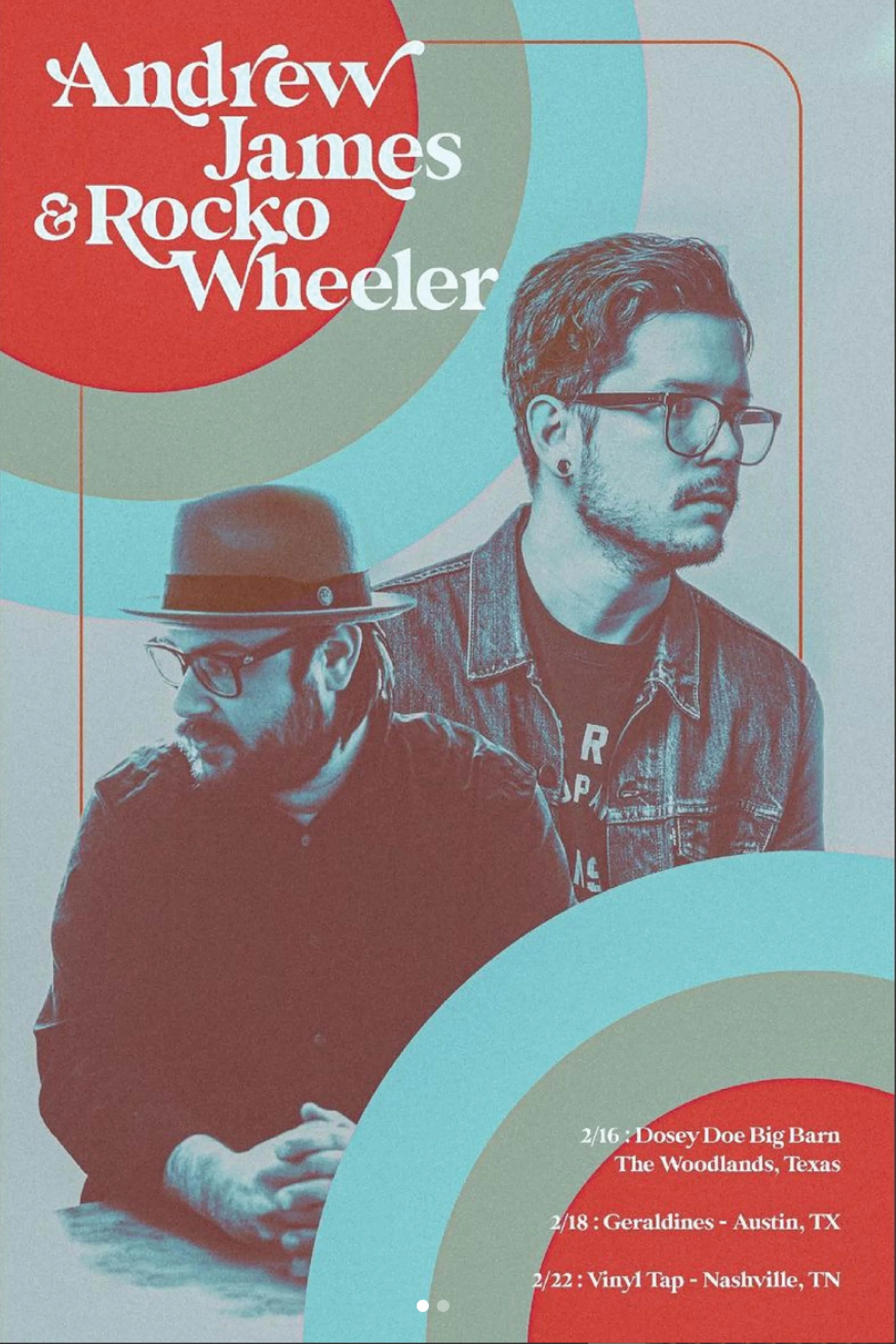 LIVE: Andrew James + Rocko Wheeler