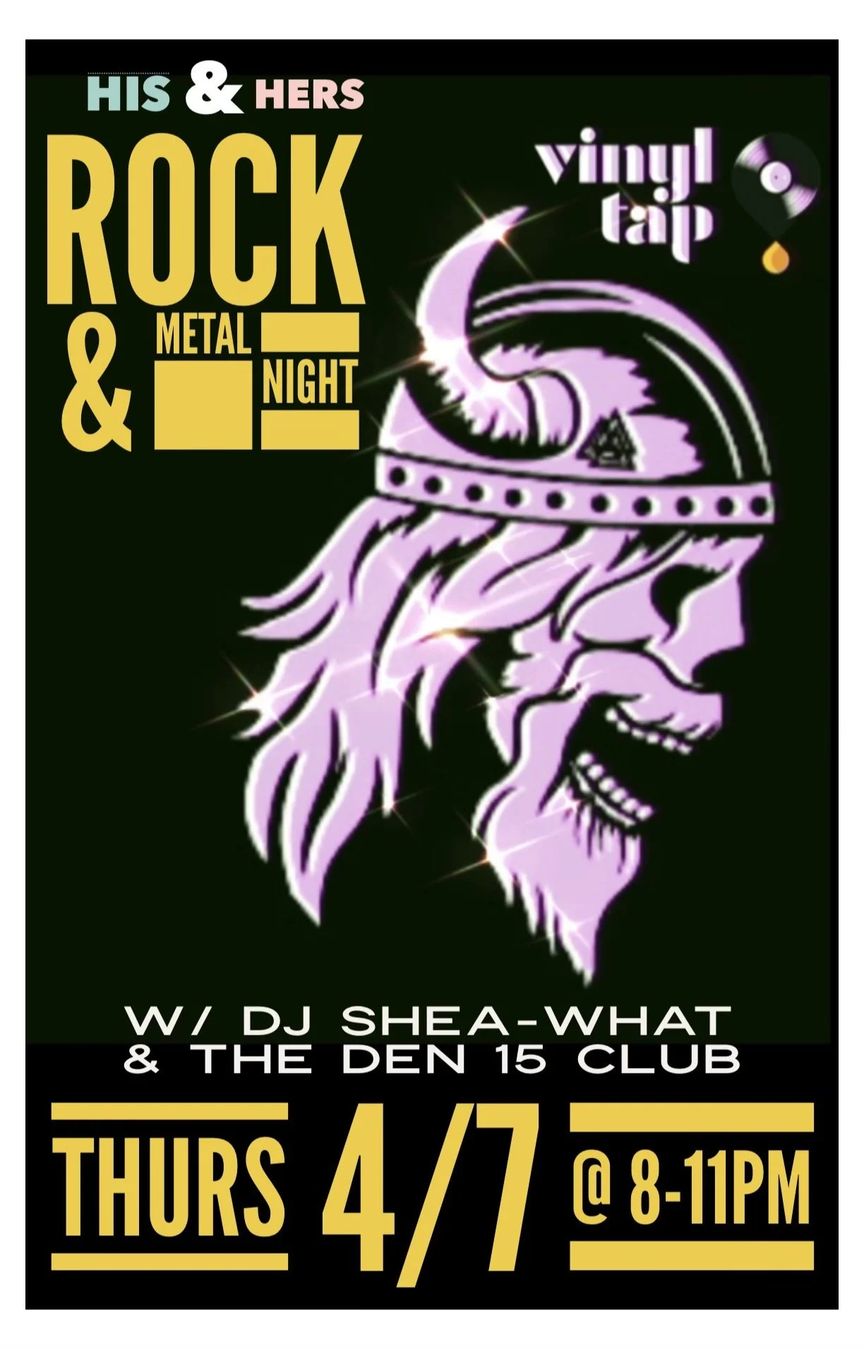 His + Hers Rock and Metal Night