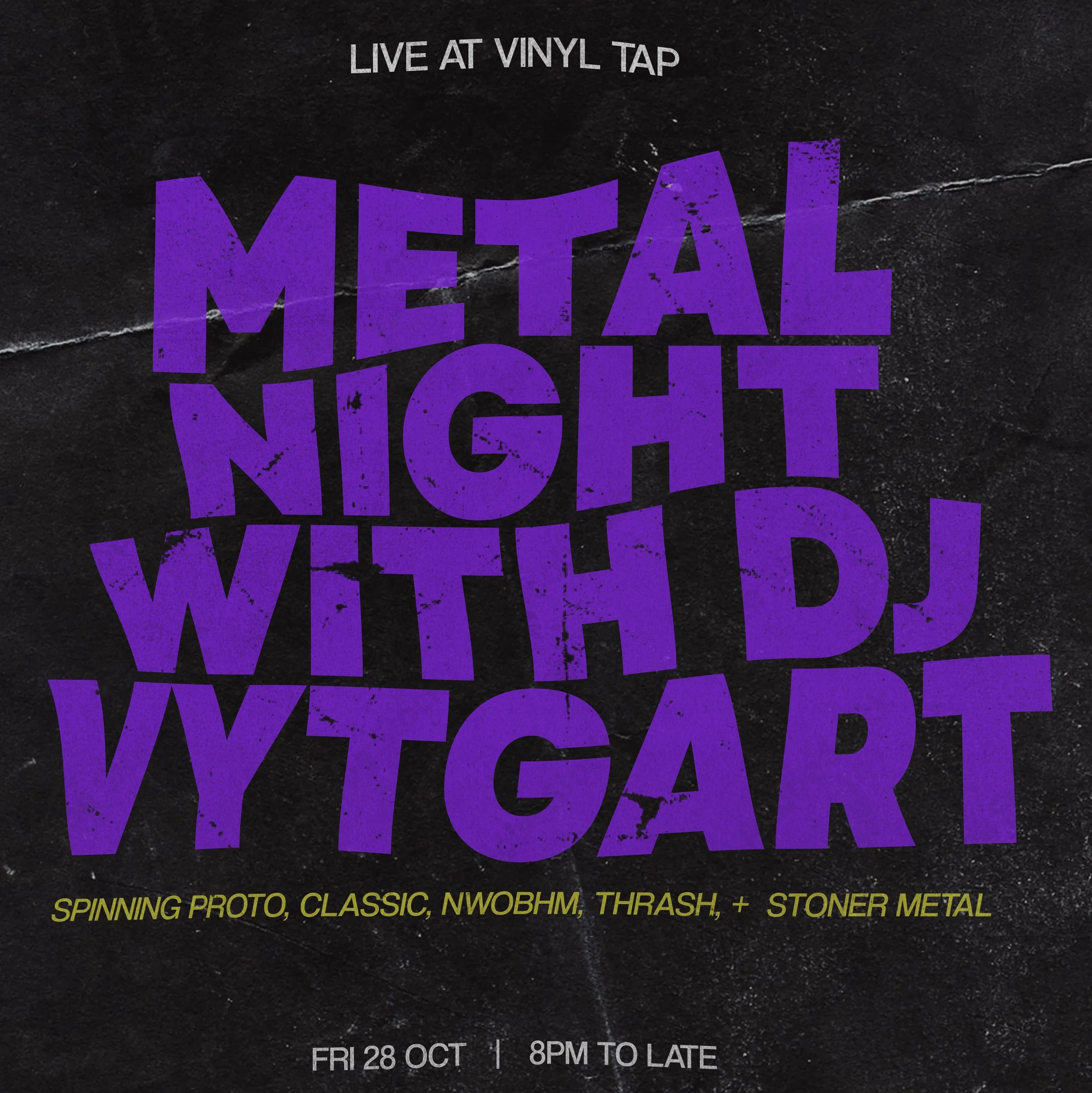 Metal Night With DJ VYTGART