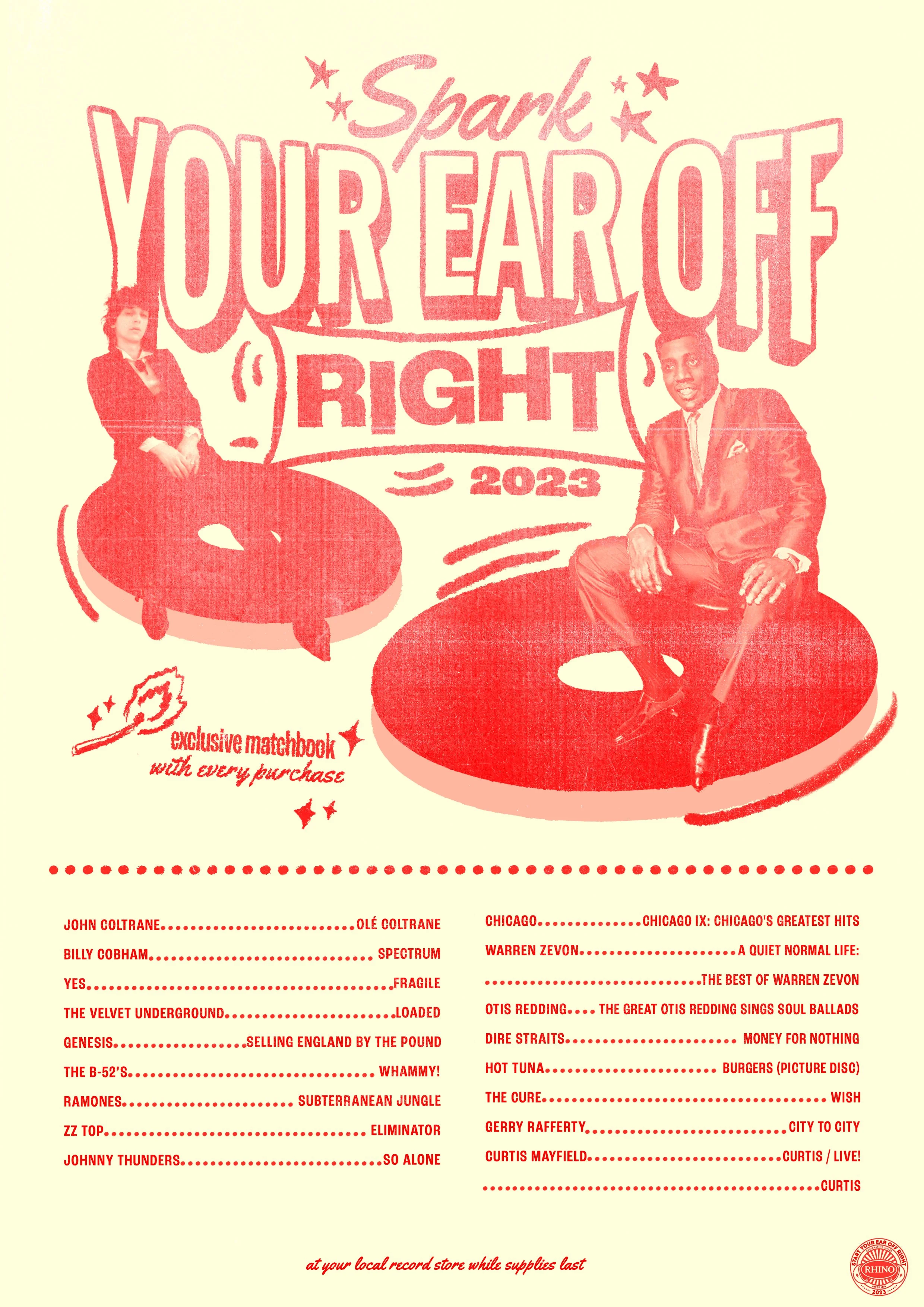 Rhino Records Start Your Ear Off Right 2023 — Vinyl Tap Nashville