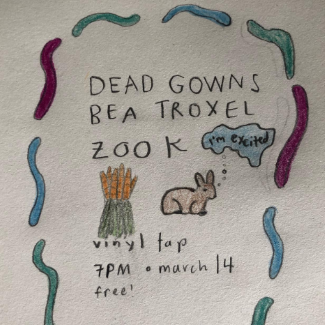 Live: Dead Gowns, Bea Troxel &amp; Zook