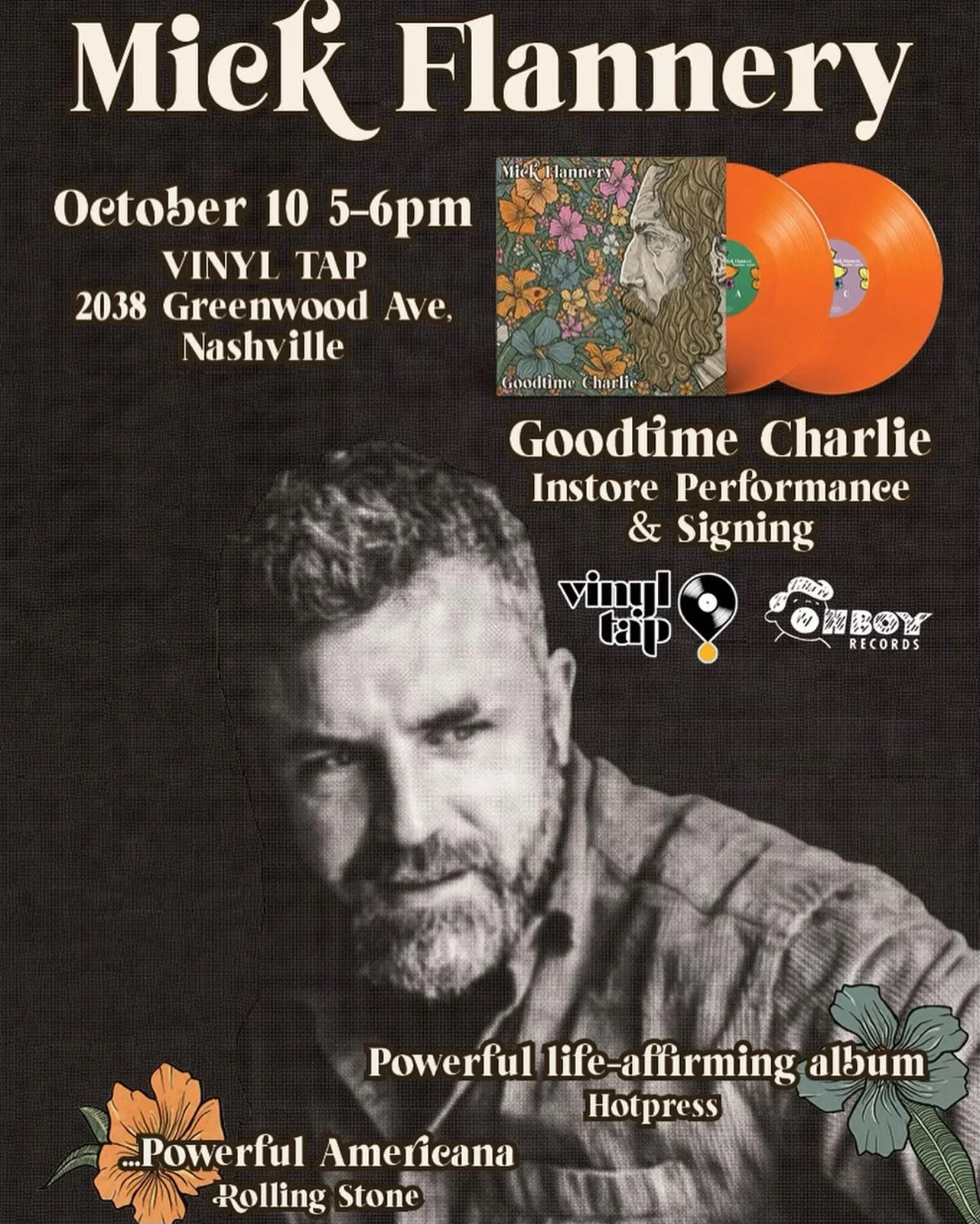 Mick Flannery In-Store Event