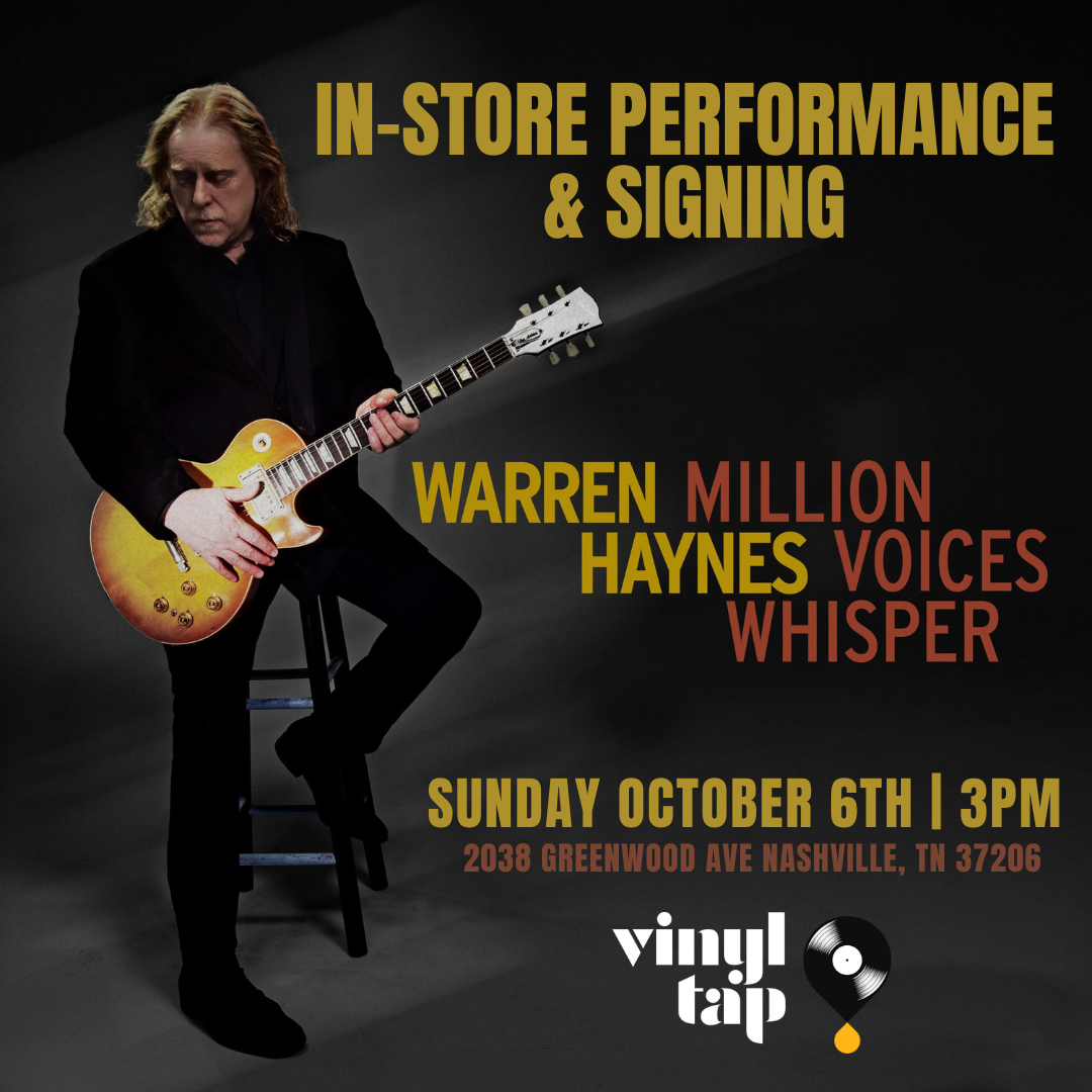 Warren Haynes In-Store Performance &amp; Signing