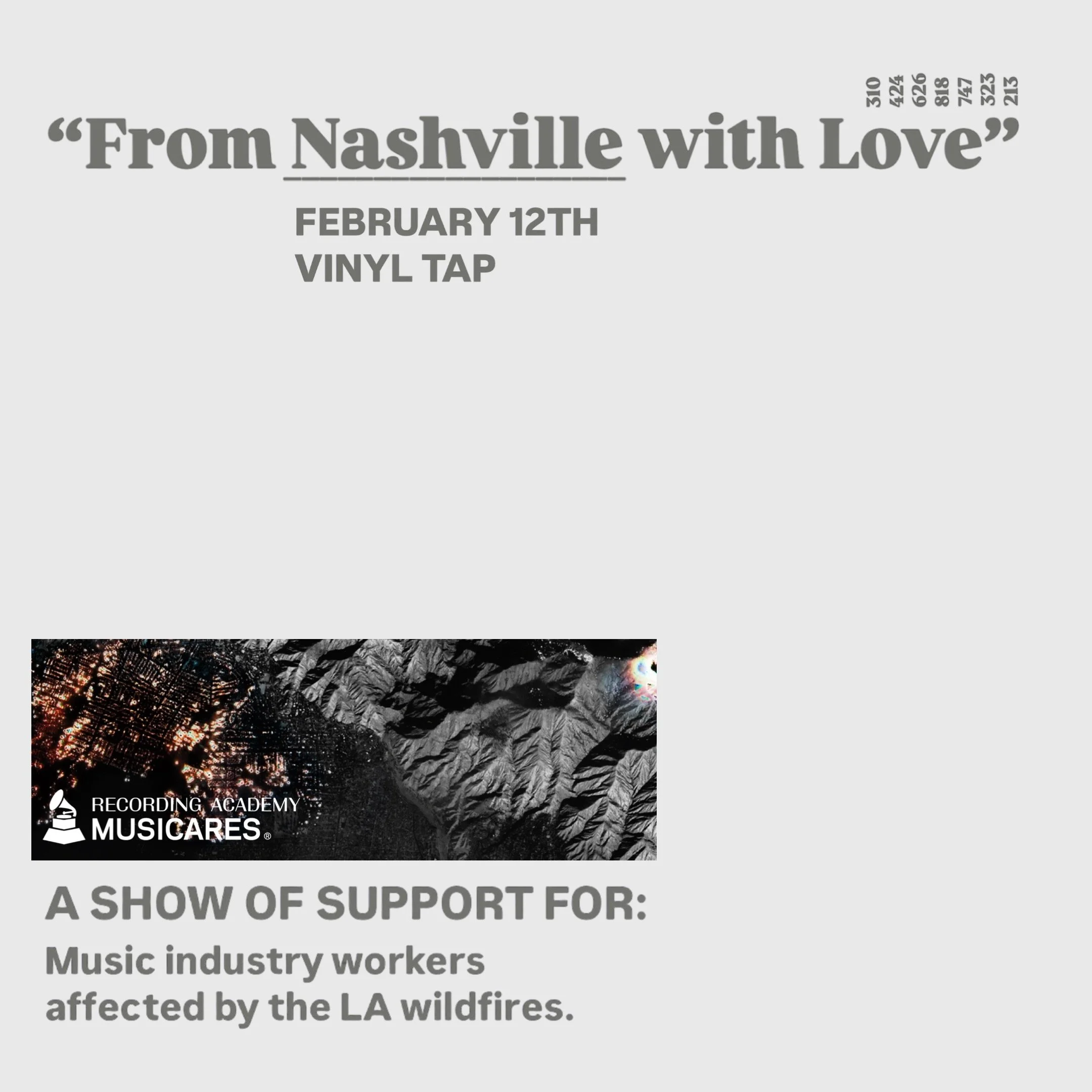 From Nashville with Love Benefit Show