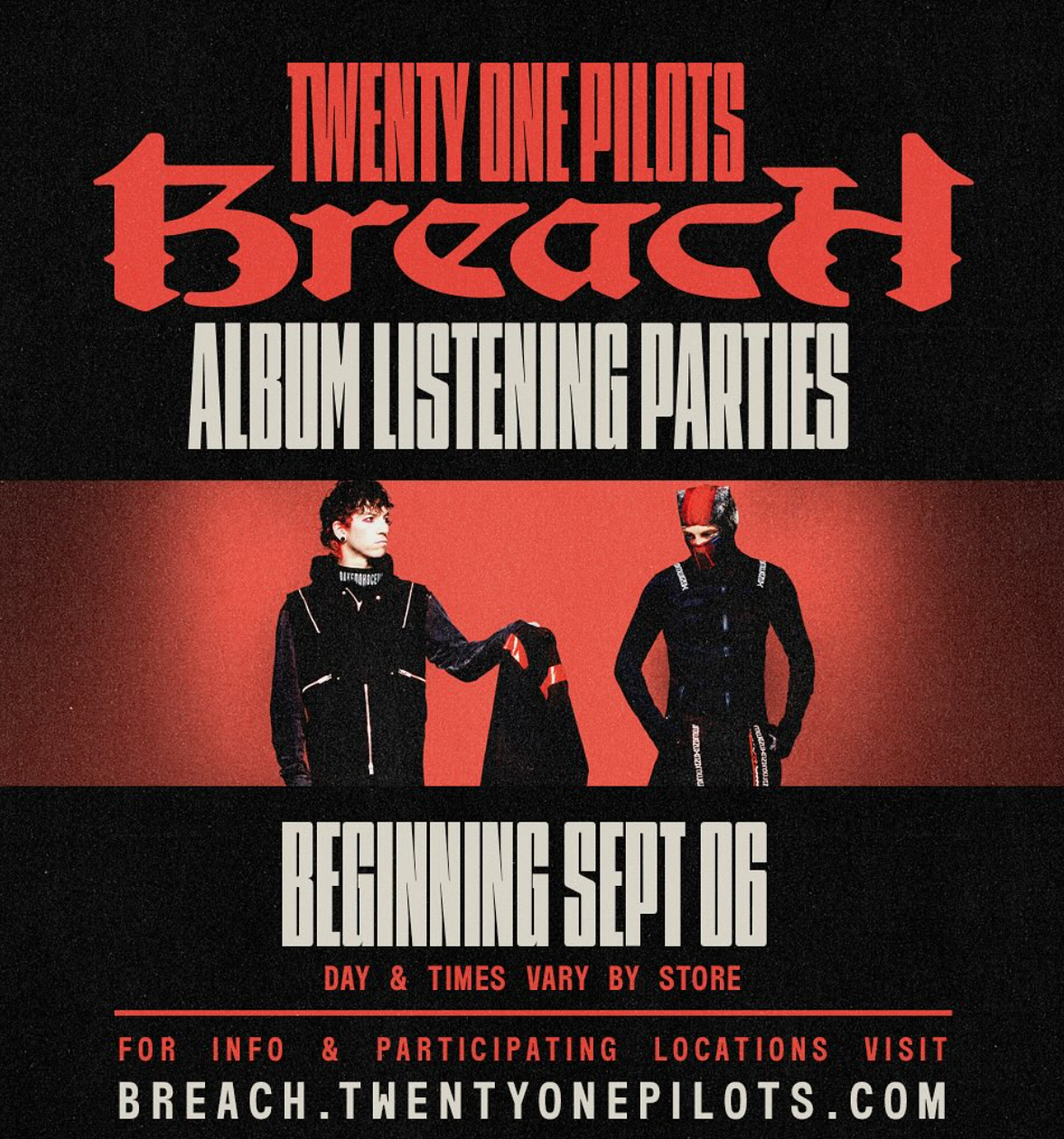 Twenty One Pilots 'Breach' Listening Party