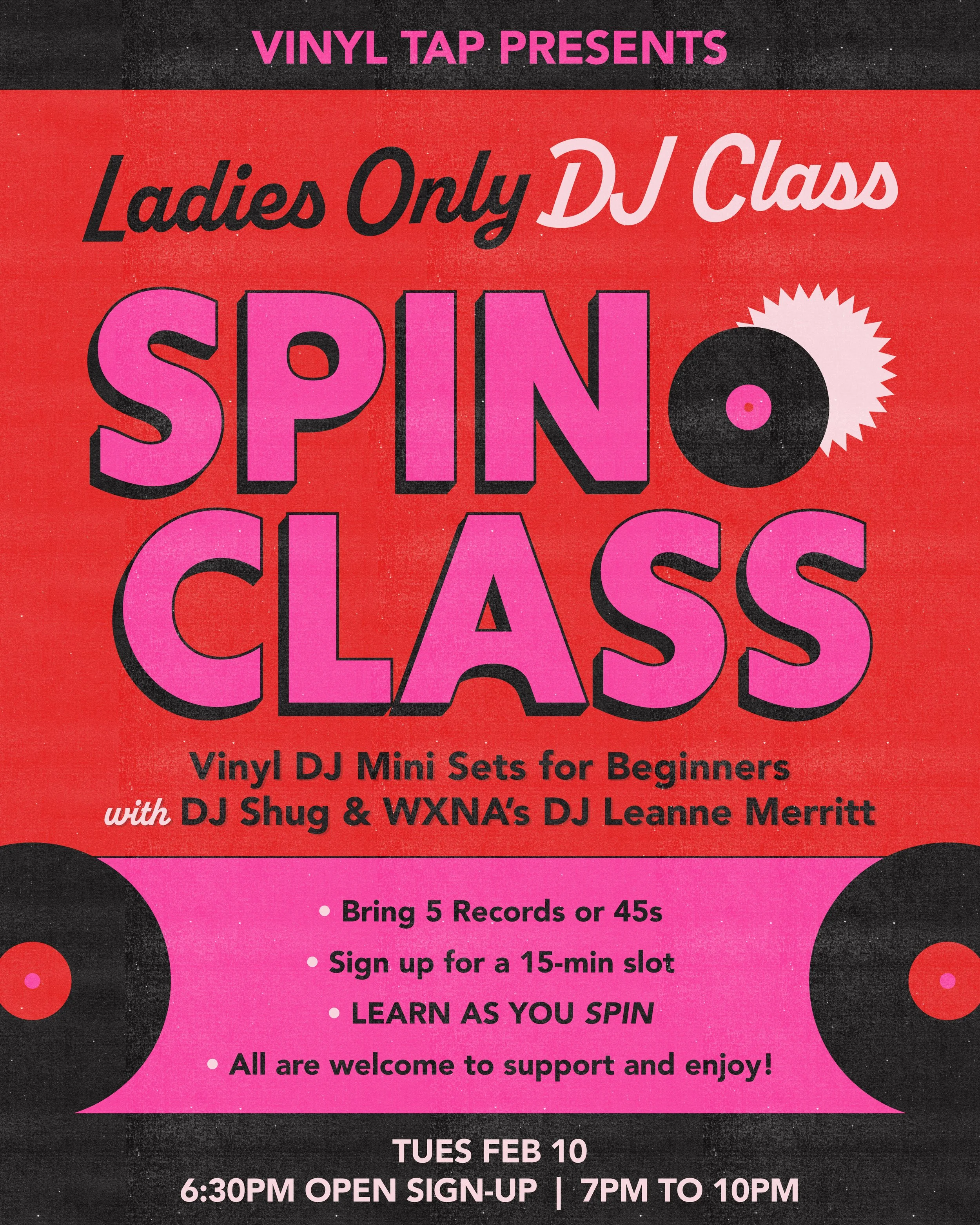 SPIN CLASS: Ladies Only Vinyl DJ Class