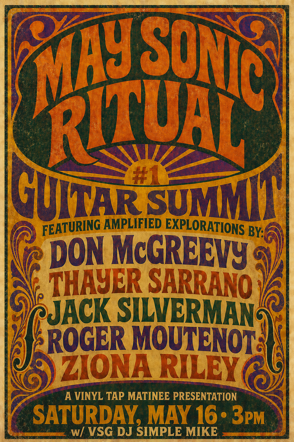 May-Sonic Ritual # 1 ft. Don McGreevy, Thayer Sarrano, Jack Silverman, Roger Moutenot and Ziona Riley 