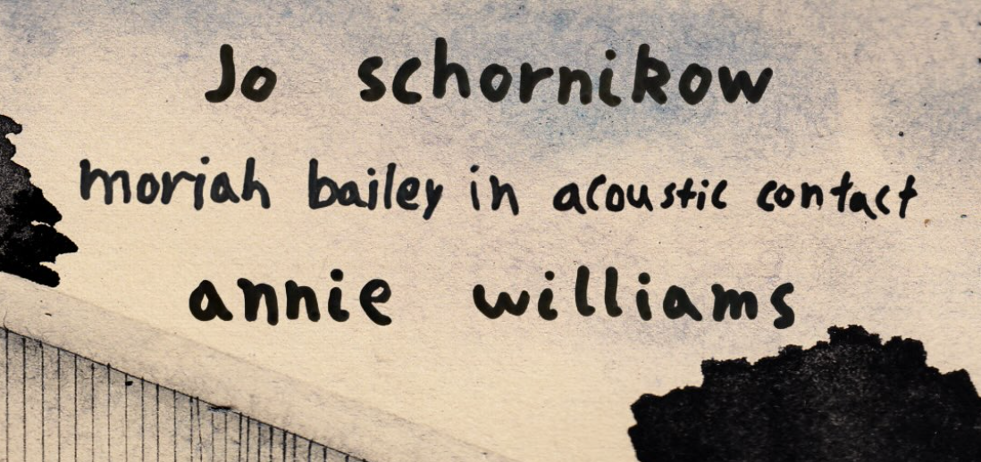 Matinee Show: Jo Schornikow, Annie Williams, Moriah Bailey in Acoustic Contact