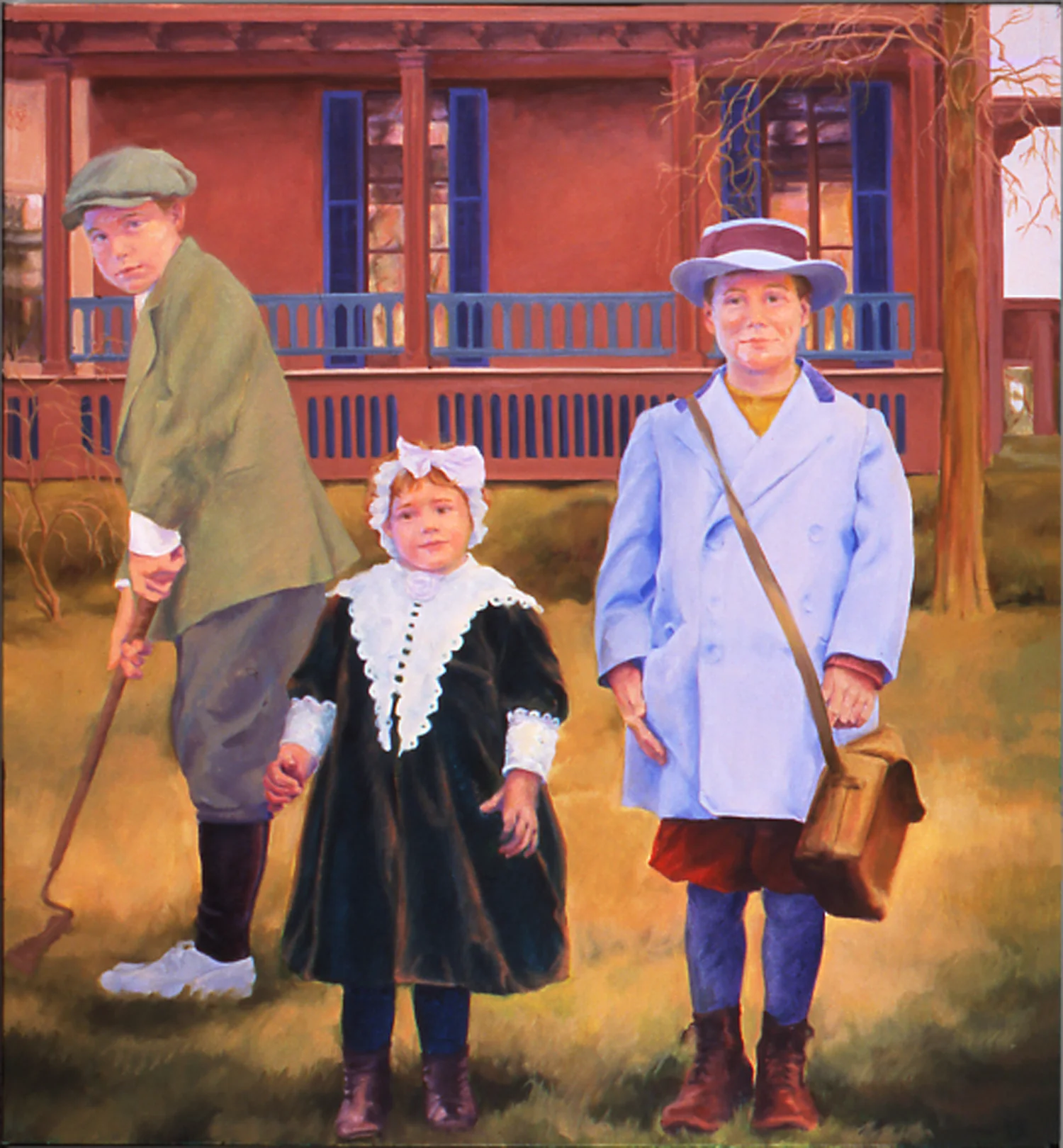 I saw stars falling all around her head