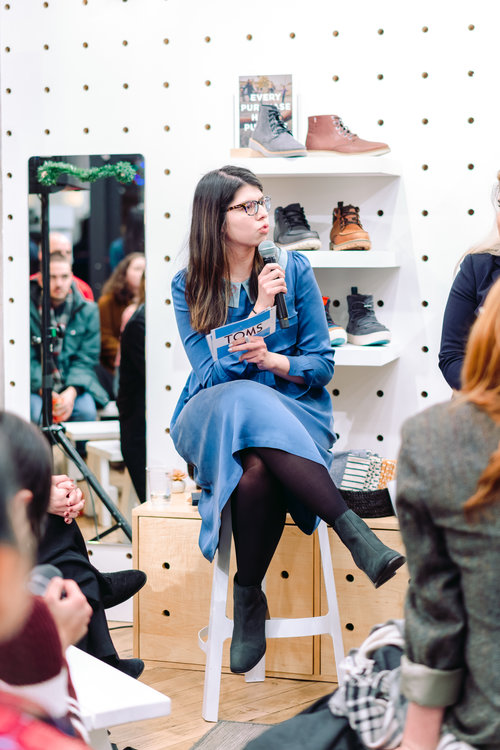 TOMS Change Makers Panel, December 2018- Brooklyn, NYC