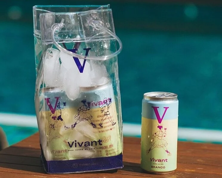 Com menos de um ano de operação, a Vivant Wines já vendeu mais de 850 mil unidades do seu vinho em lata no Brasil (Crédito: Vivant).