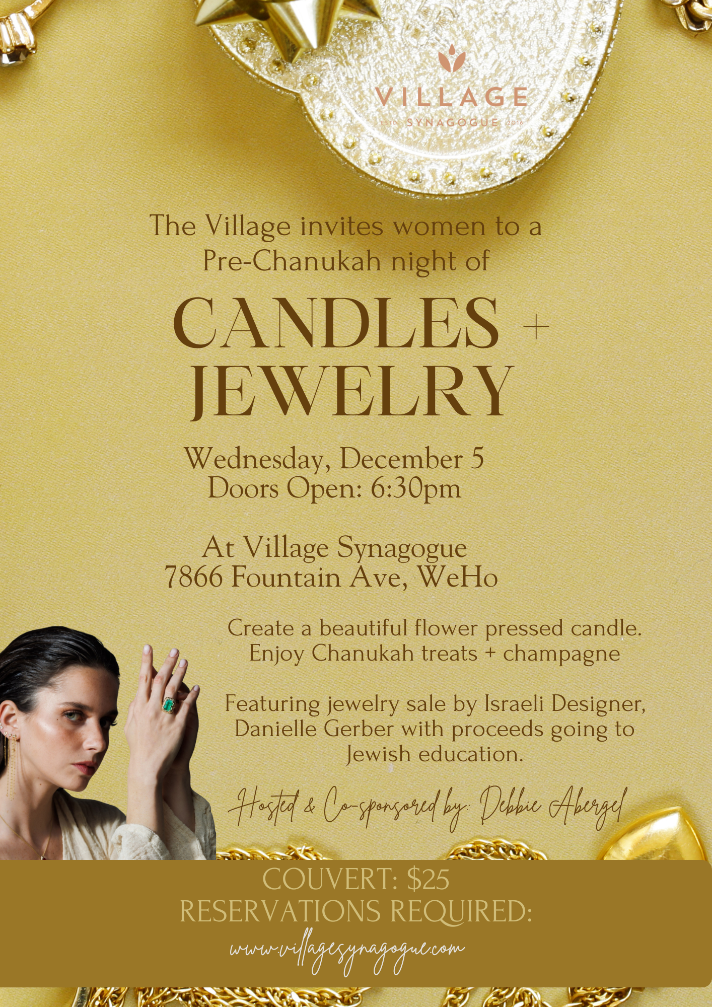 Pre-Chanukah Candles + Jewelry Sponsor