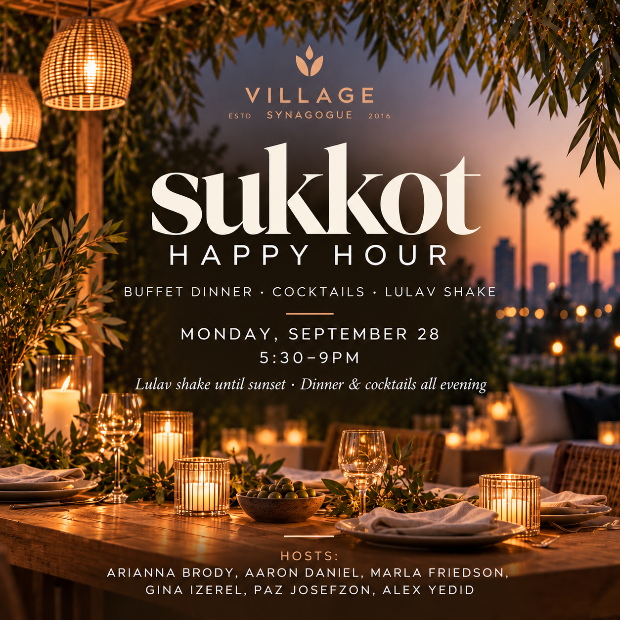 SUKKOT HAPPY HOUR