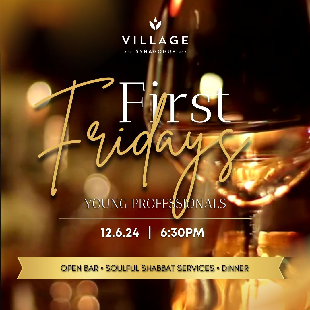 First Fridays Shabbat - SPONSOR