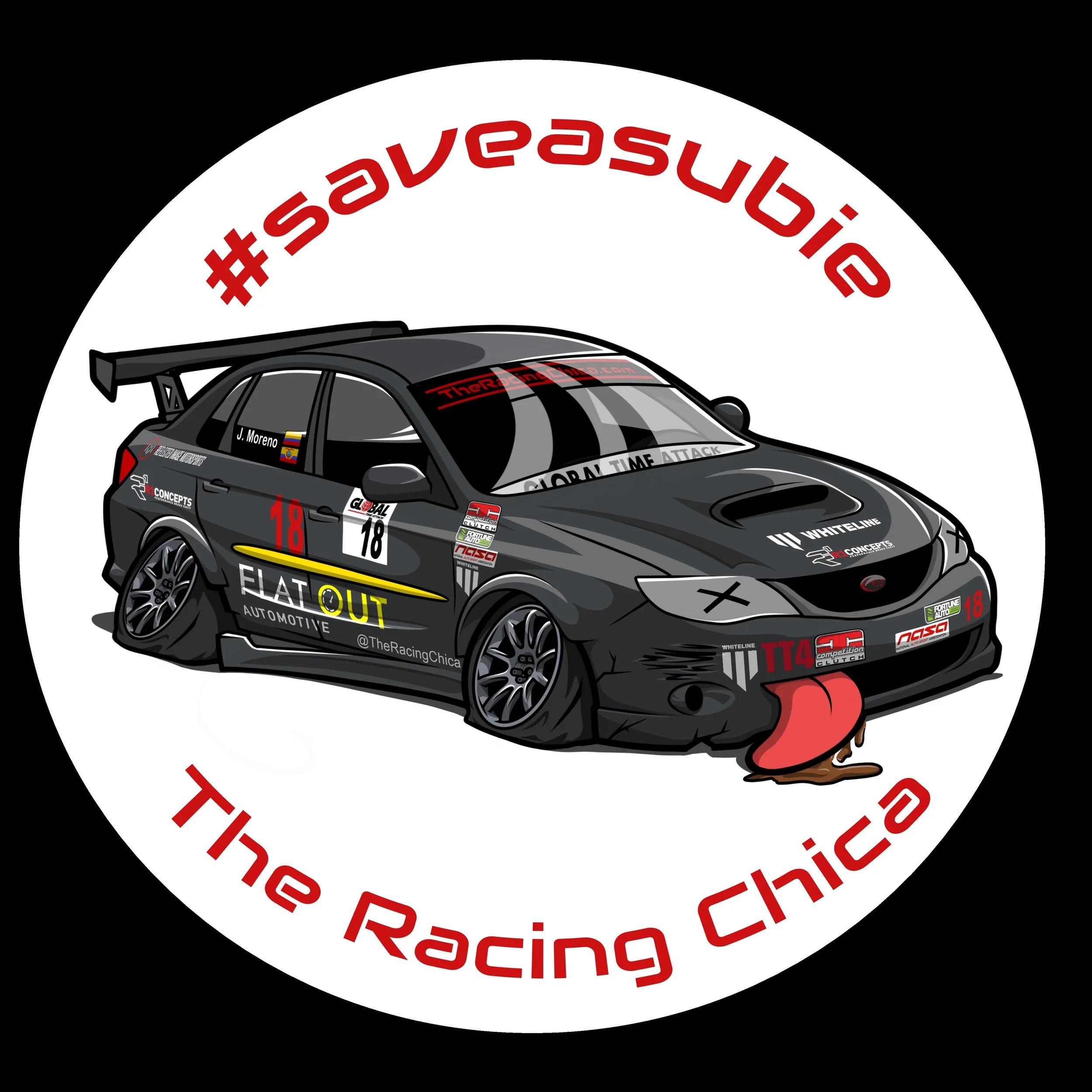 TheRacingChicaSticker.jpg