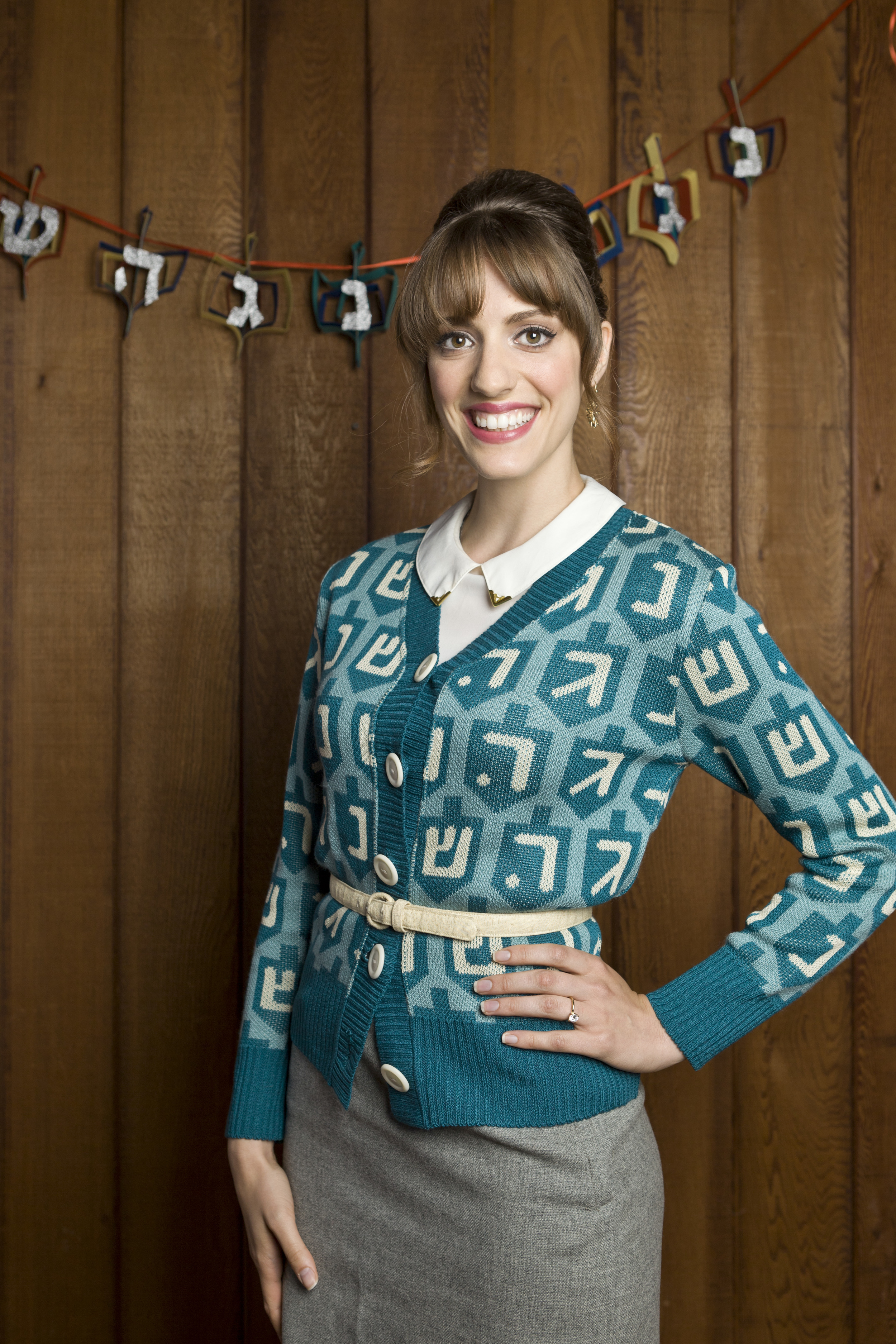 Spinster Hanukkah Cardigan Sweater