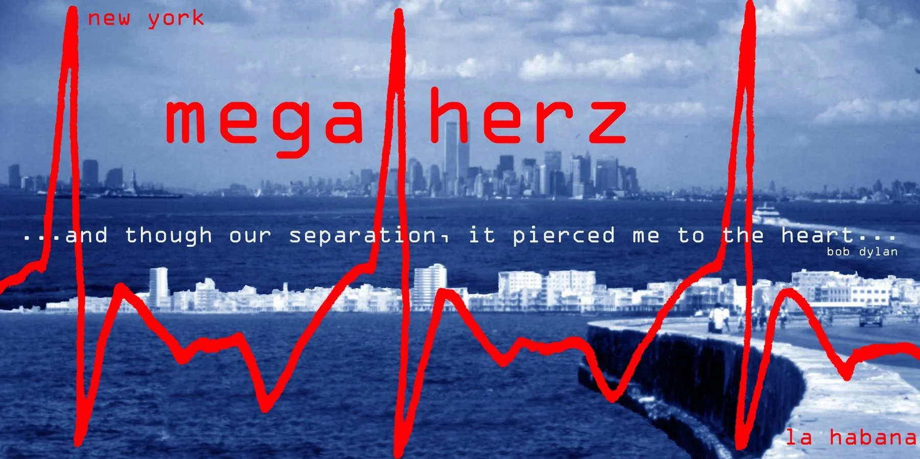  ausgehend von einer  "megakrise " in den 60ern des vergangenen jahrhunderts  zwischen den usa und kuba , durch die unter anderem auch die beiden  kulturellen herzen &nbsp;dieser staaten -&nbsp; havanna und new york &nbsp;getrennt wurden, wird in die