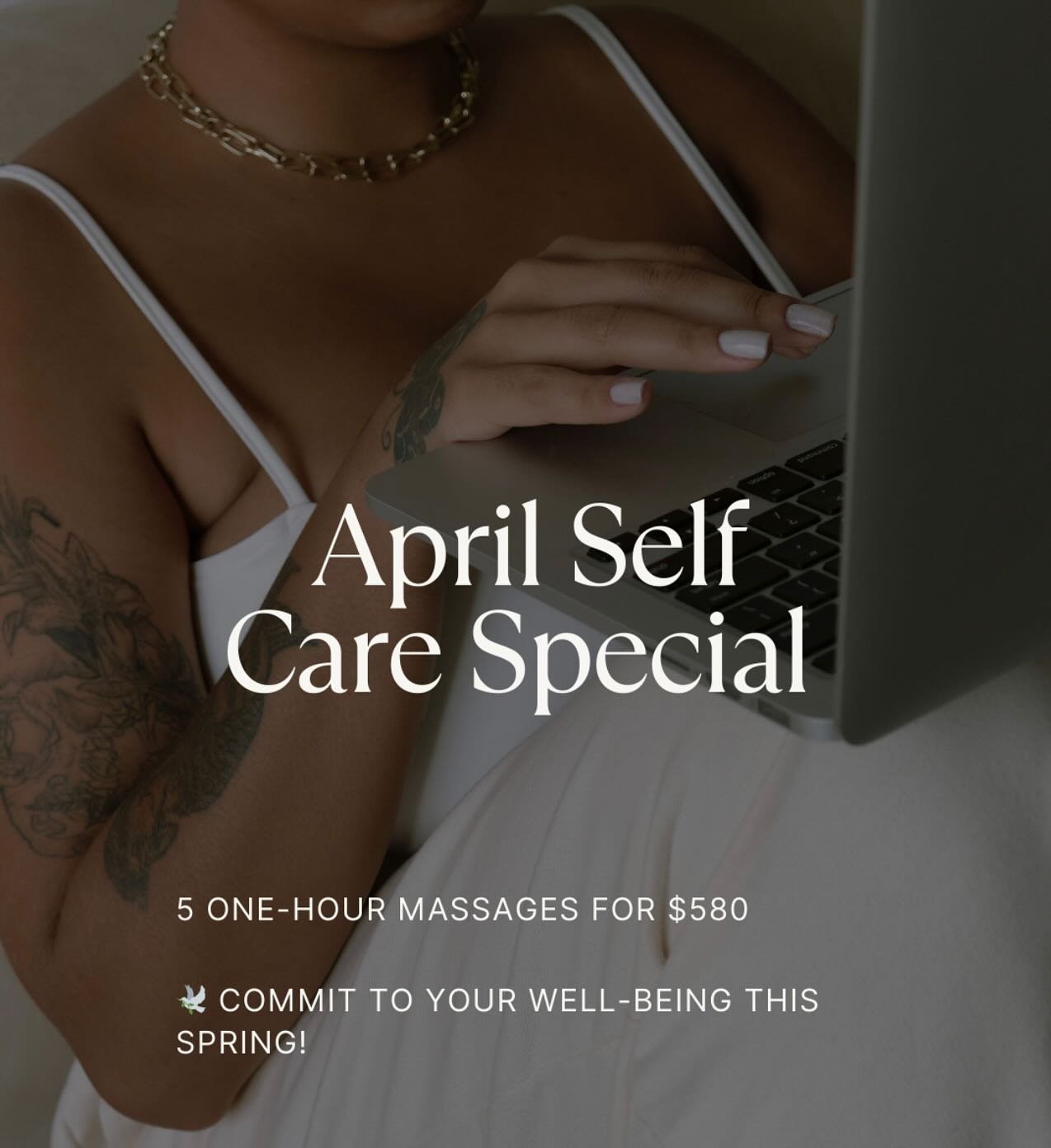 🌿✨ Mis Amores Your body deserves this! ✨🌿

5 massages. 2 months. A commitment to YOU. 💆&zwj;♀️💖 Imagine feeling lighter, more relaxed, and deeply nourished&mdash;all season long!

Offer is limited, so don&rsquo;t wait! ⏳ DM me to book or click th