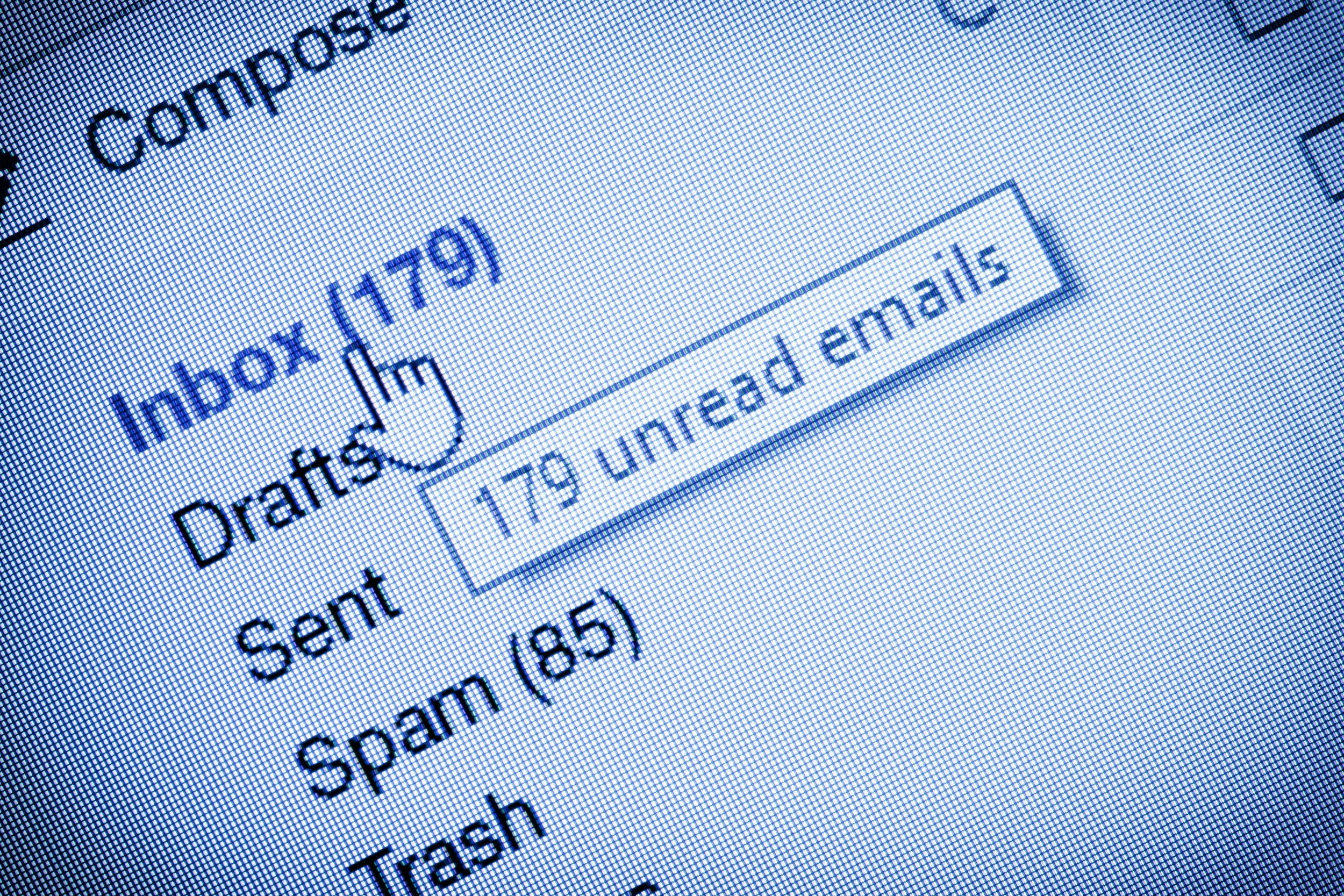 Three steps to manage your inbox