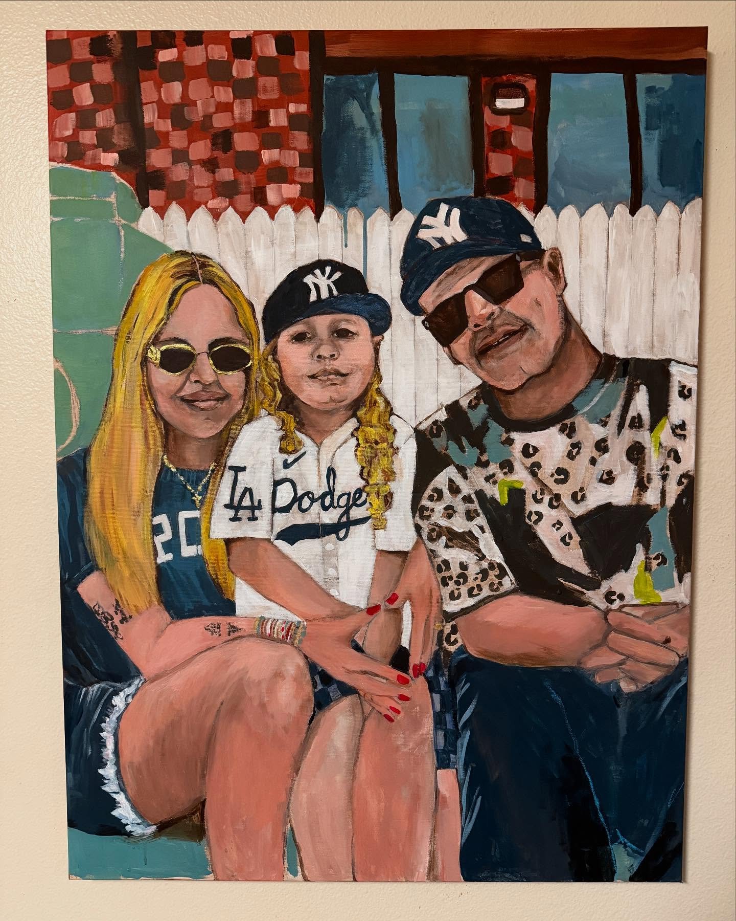 The LaPulisa&rsquo;s! One of my favorite recent commissions, I am so grateful for this amazing family for allowing me to capture such a special time in their lives. Right before Nino&rsquo;s 5th birthday &amp; his Mama slayed the Super Bowl. @alehers